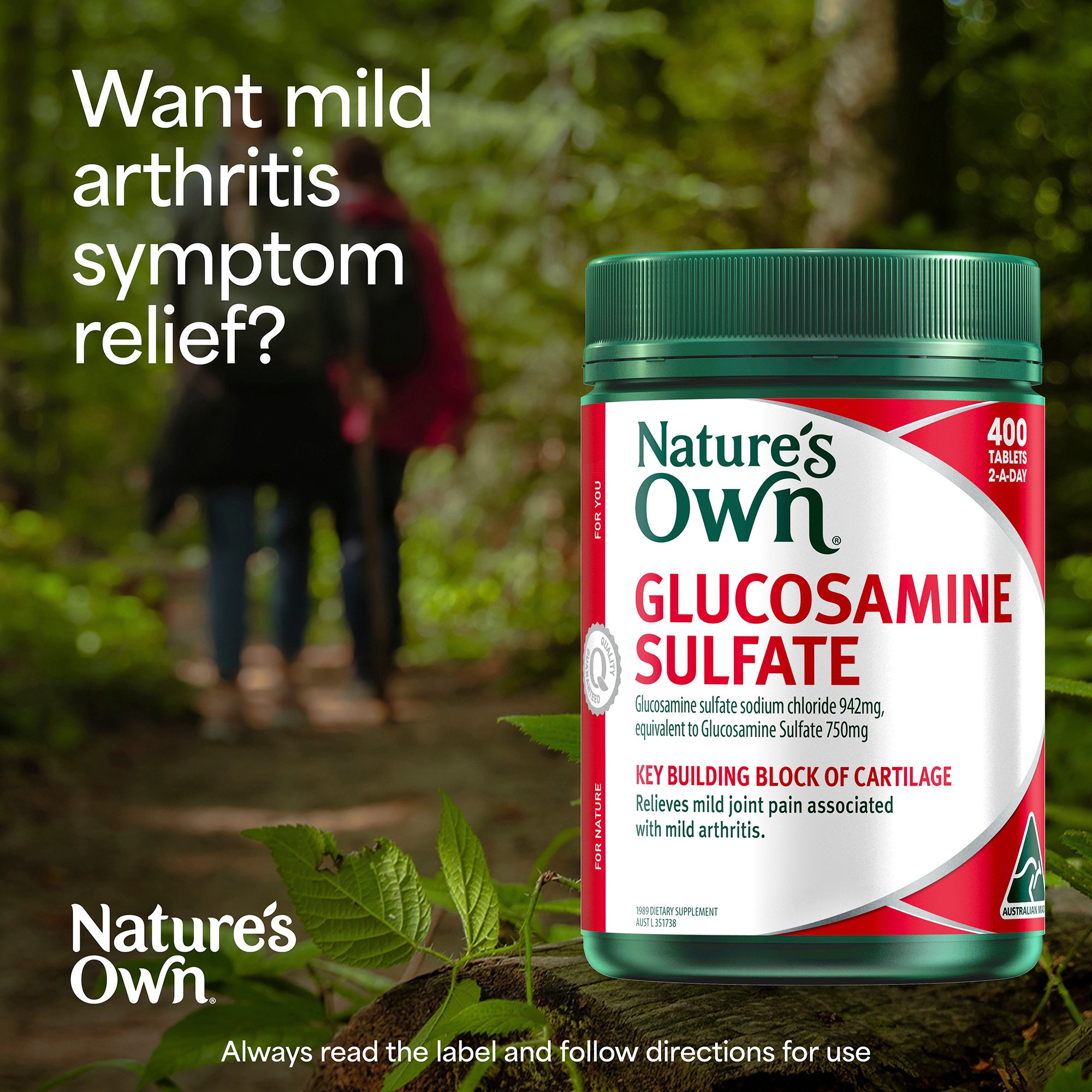 Nature's Own Glucosamine Sulfate 400 tablets - Image 7