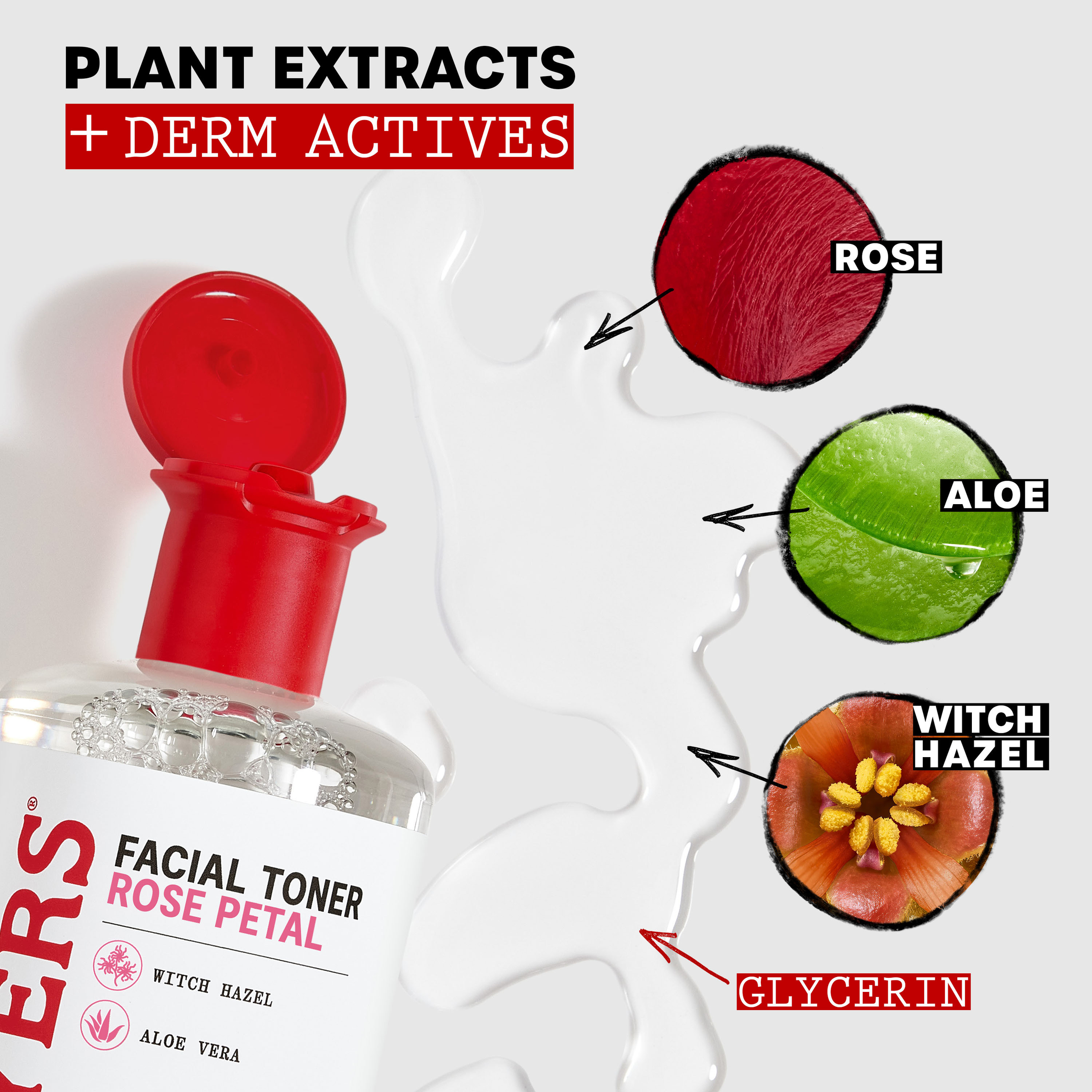 Thayers Rose Petal Alcohol-Free Toner With Witch Hazel Aloe Vera 355ml - Image 3