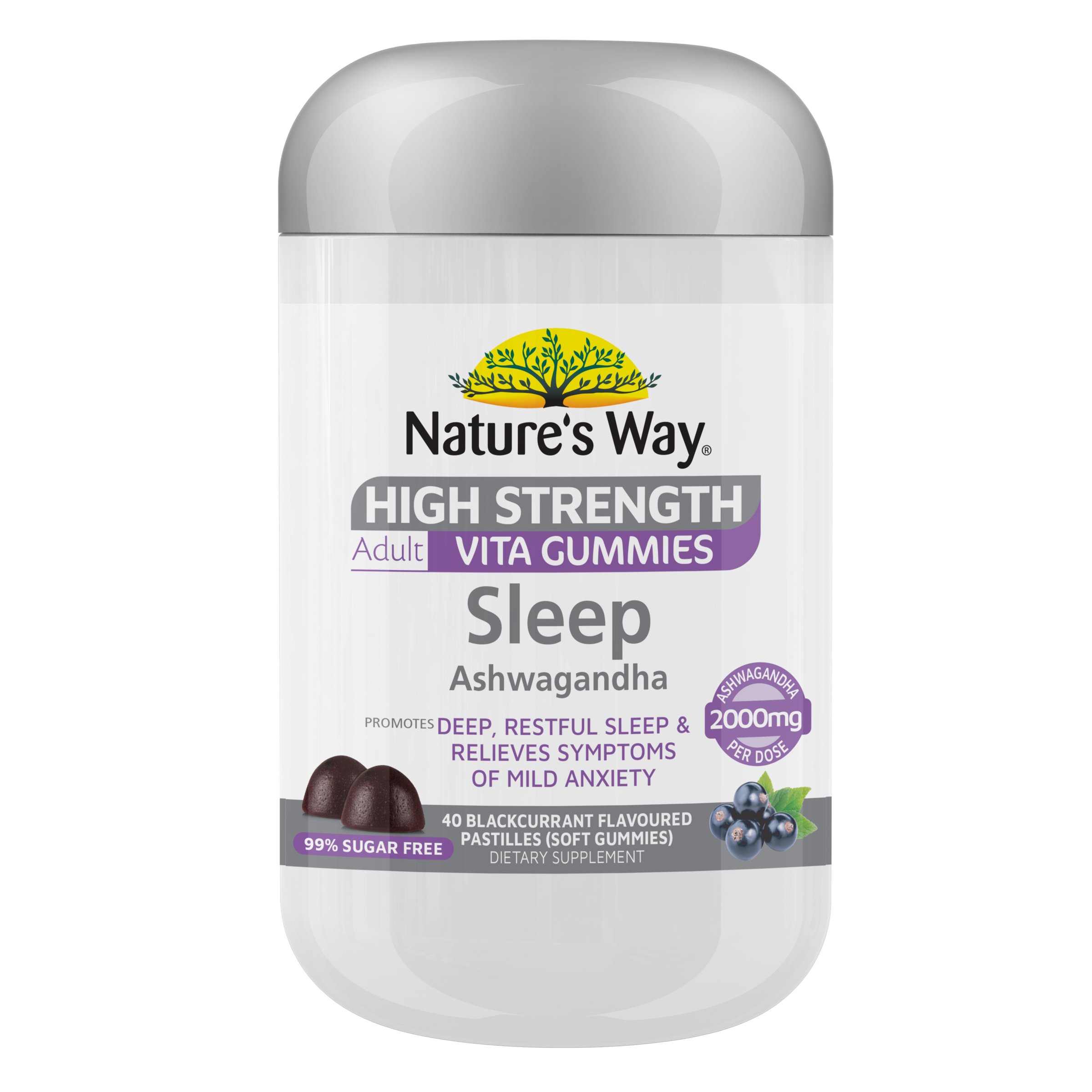 Nature's Way High Strength Adult Vita Gummies Sleep 40 pastilles - Image 1