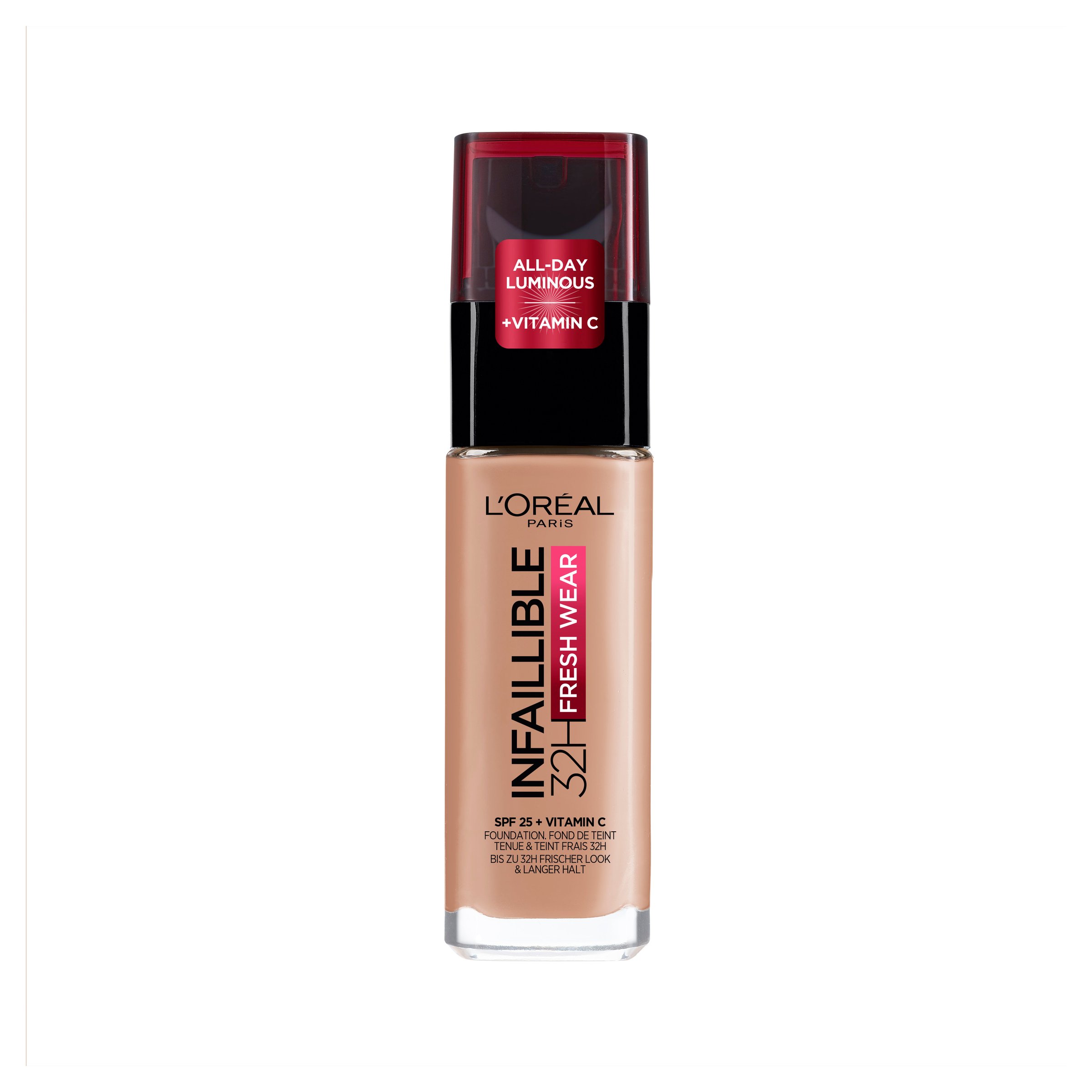 L'Oreal Paris Infallible Freshwear Foundation 160 Rose Linen 1 each - Image 1