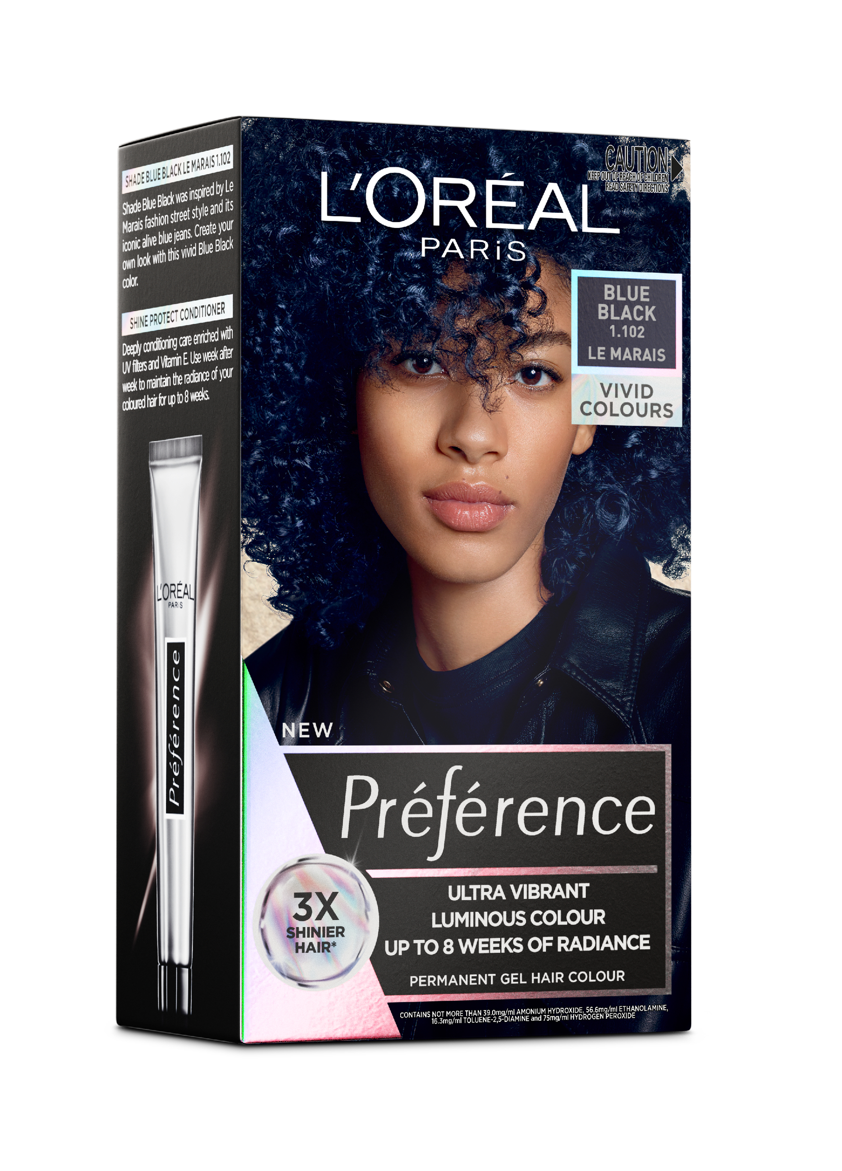 L'Oreal Paris Preference Vivids Blue Black 1.102 - 1 each - Image 1