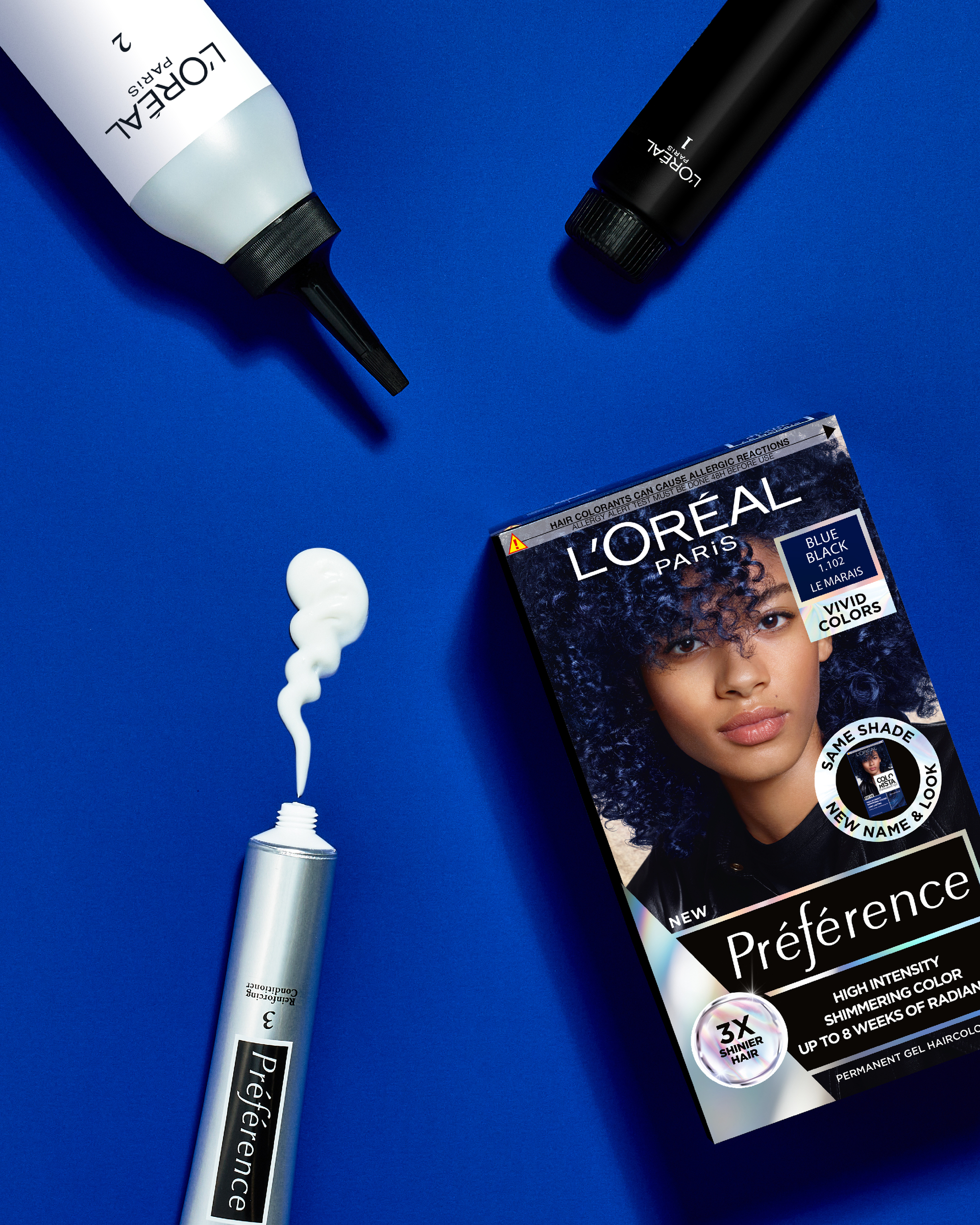 L'Oreal Paris Preference Vivids Blue Black 1.102 - 1 each - Image 5