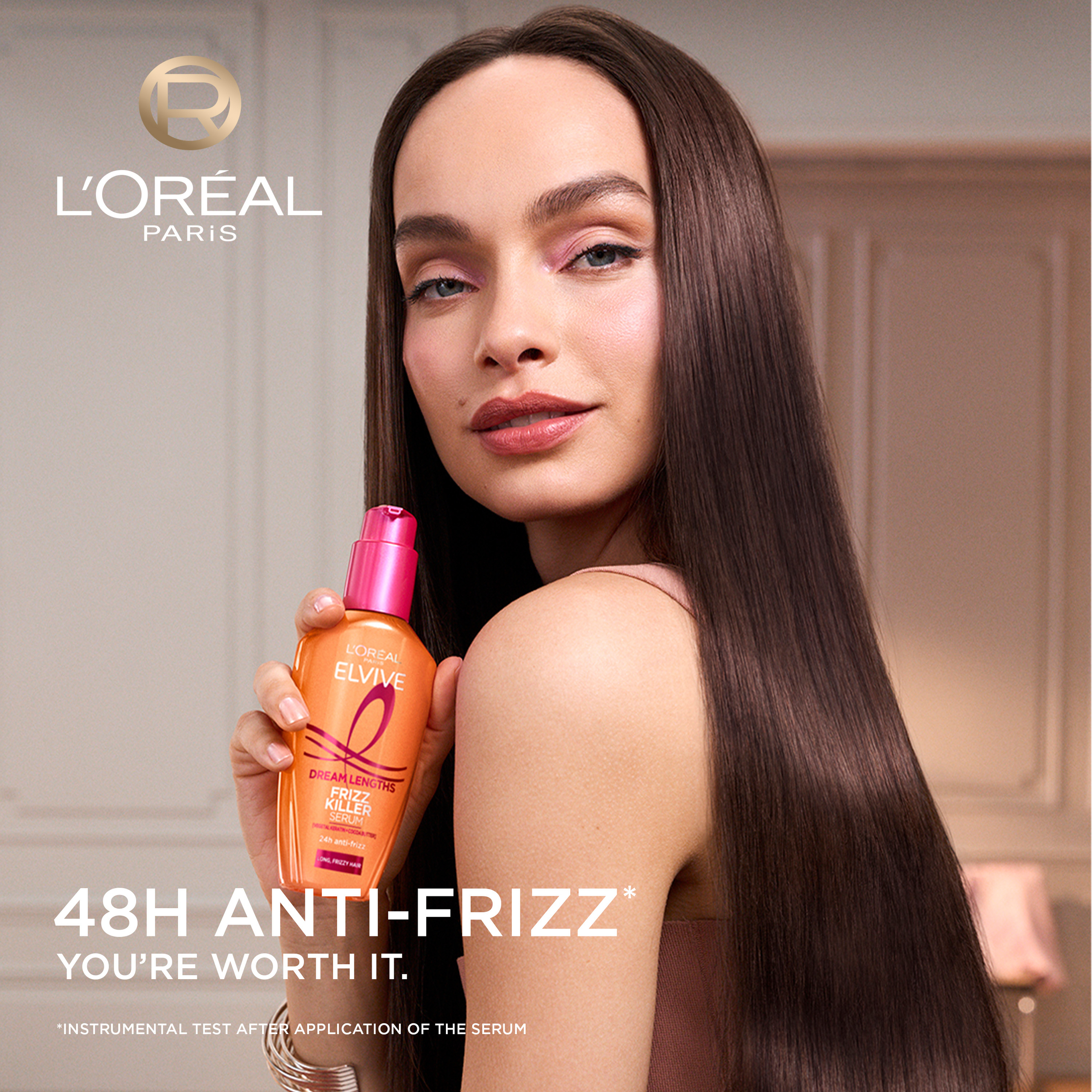 L'Oreal Paris Elvive Dream Lengths Frizz Killer Serum 100ml - Image 3