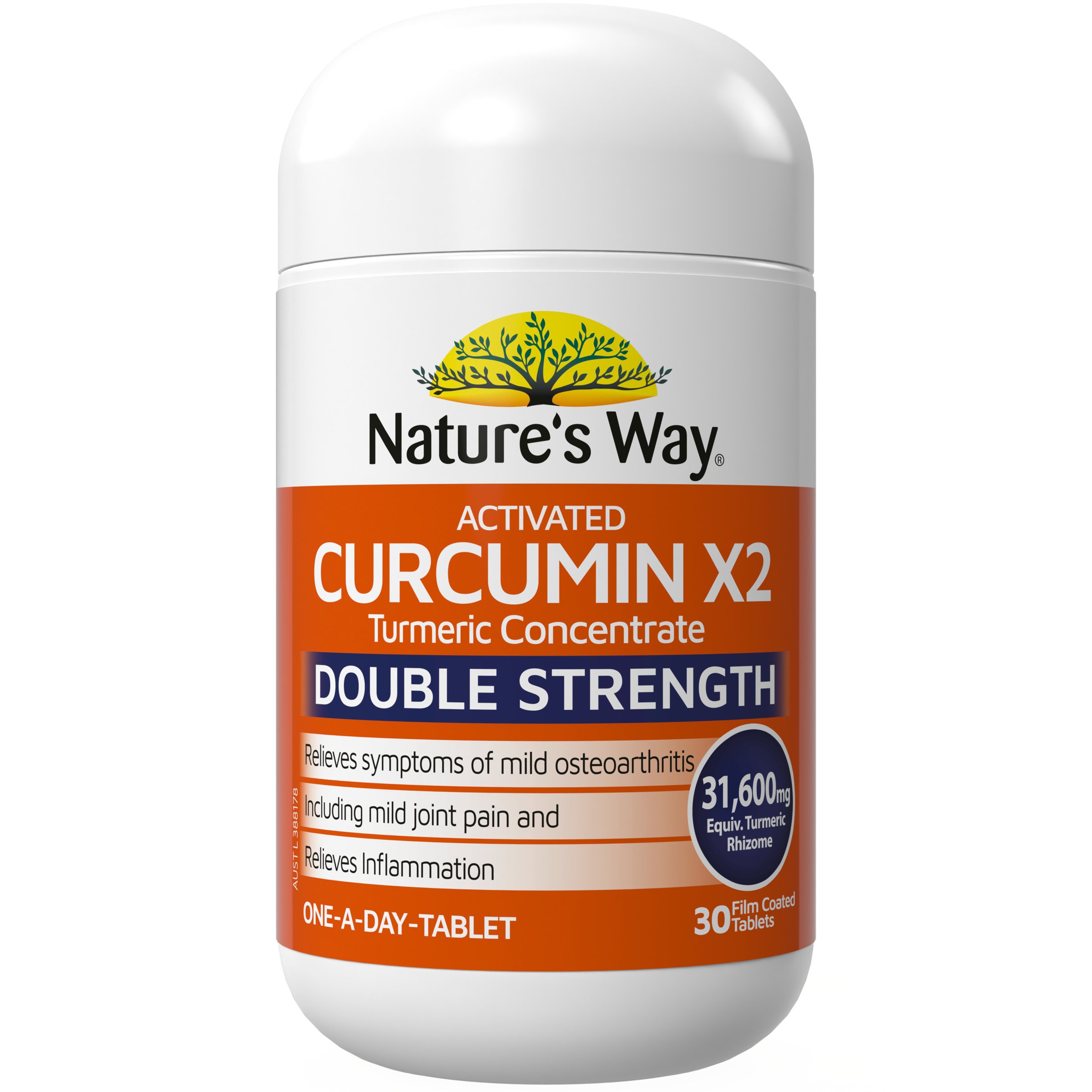 Nature's Way Curcumin Double Strength 30 tablets - Image 1