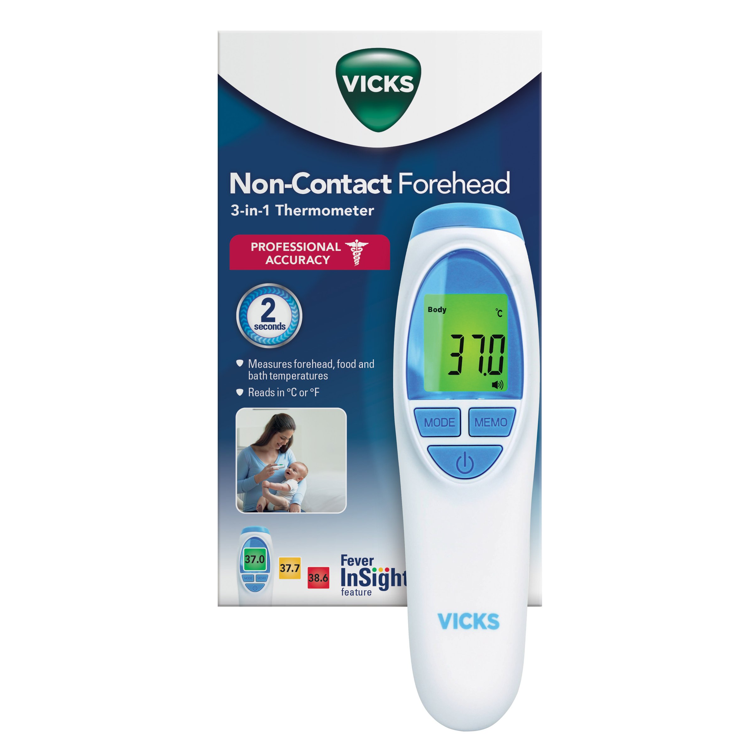 Vicks Non-Contact Forehead 3-in-1 Thermometer 1 each - Image 4