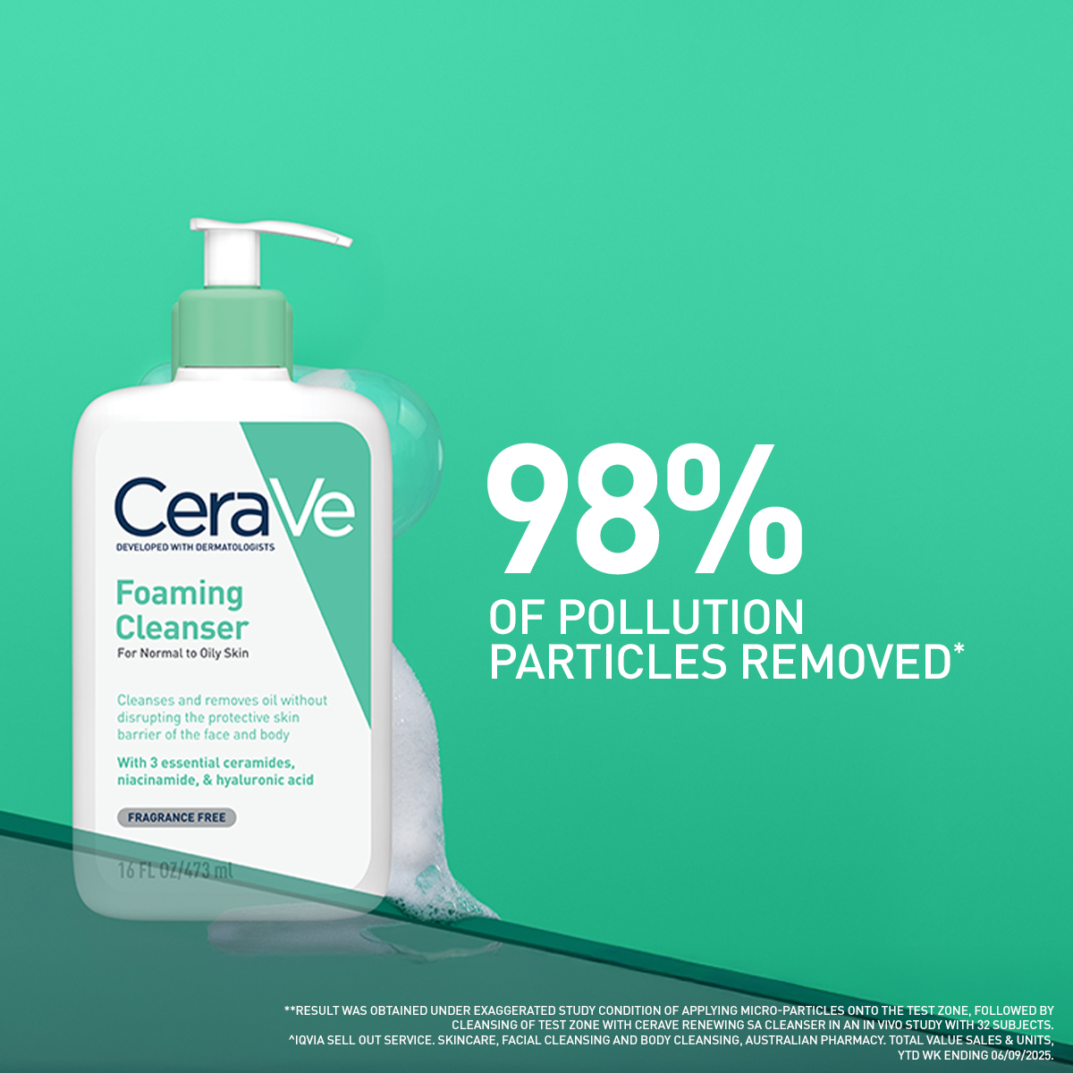 CeraVe Foaming Cleanser 473ml - Image 4