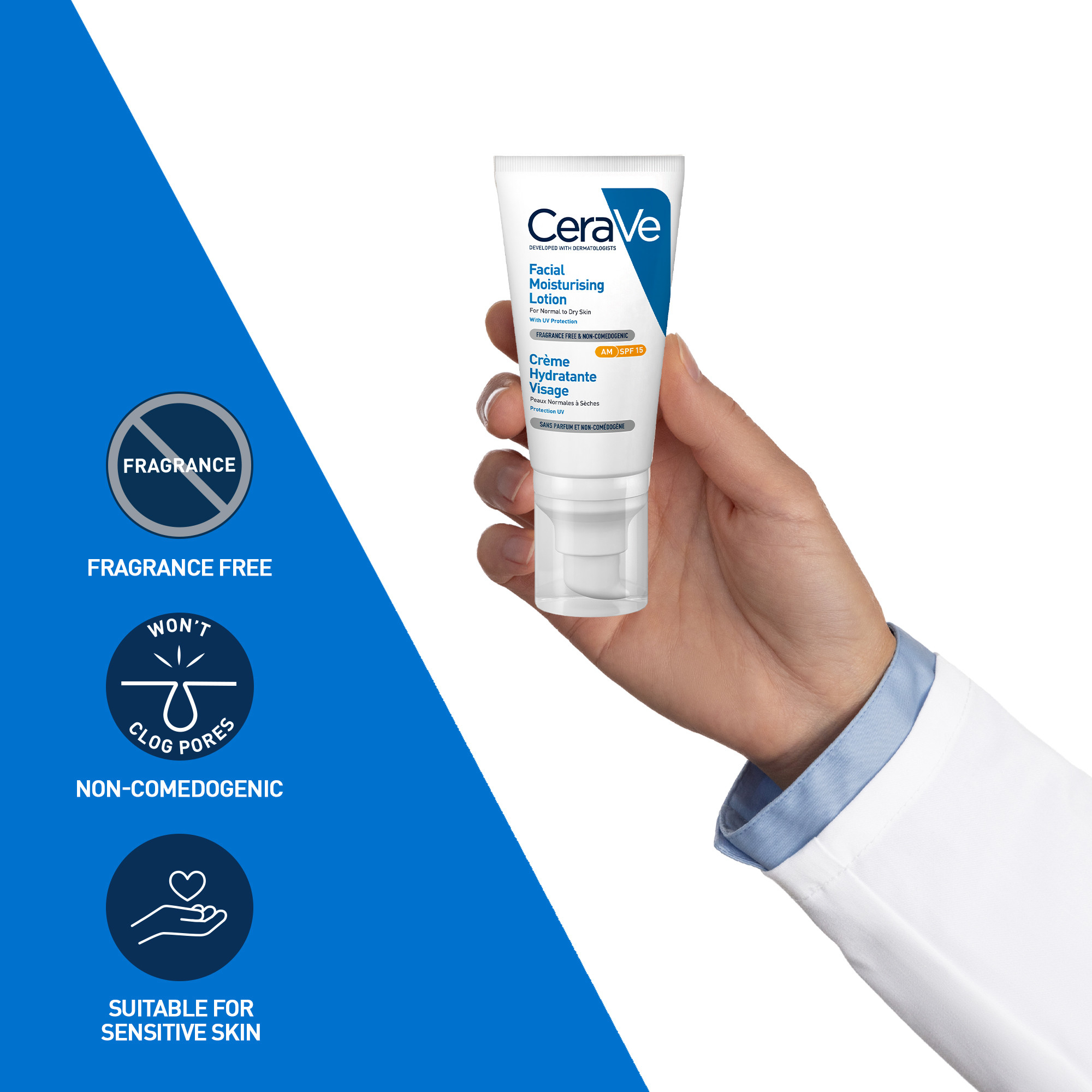 CeraVe Facial Moisturising Lotion AM SPF15 - 52ml - Image 6