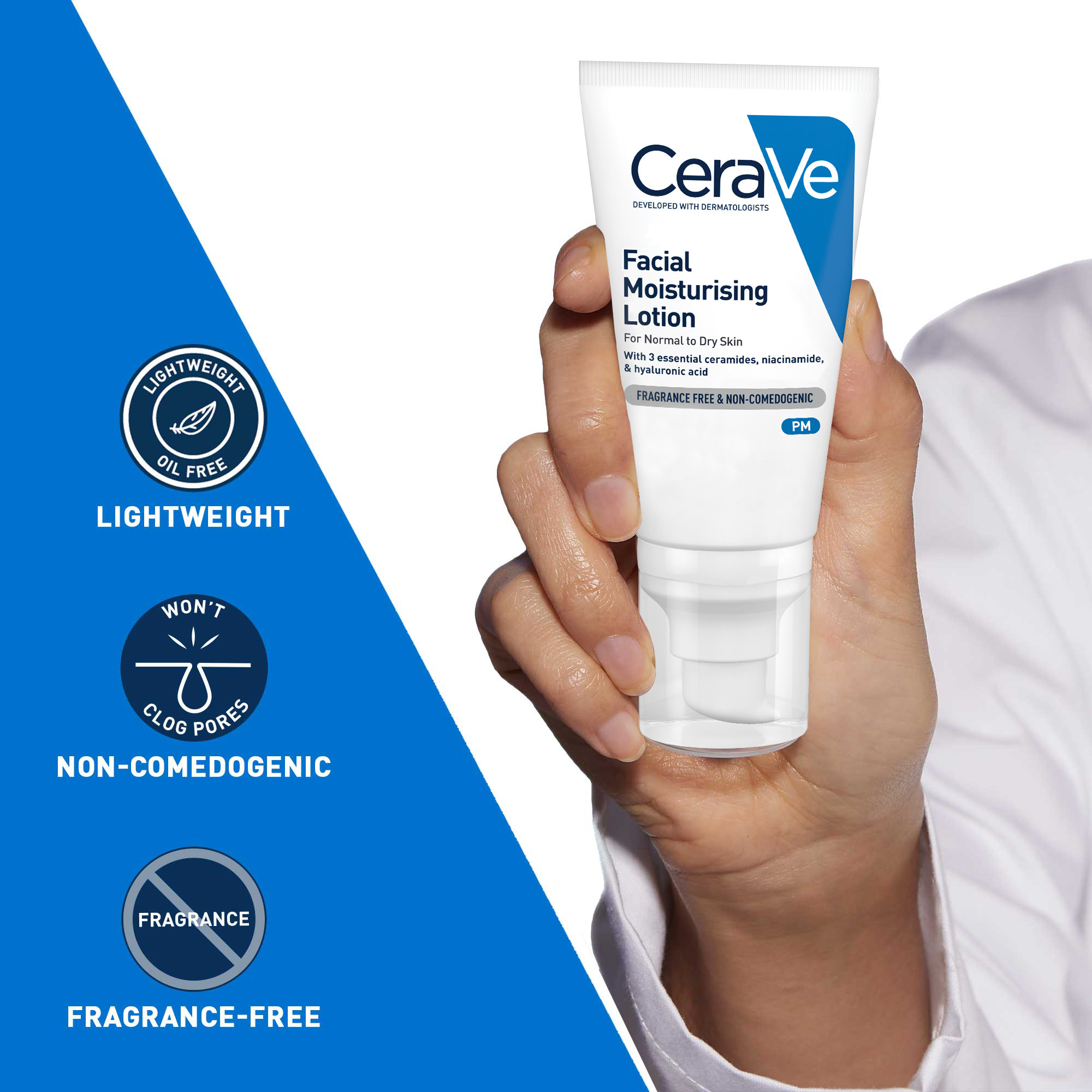 CeraVe Facial Moisturising Lotion PM 52ml - Image 6