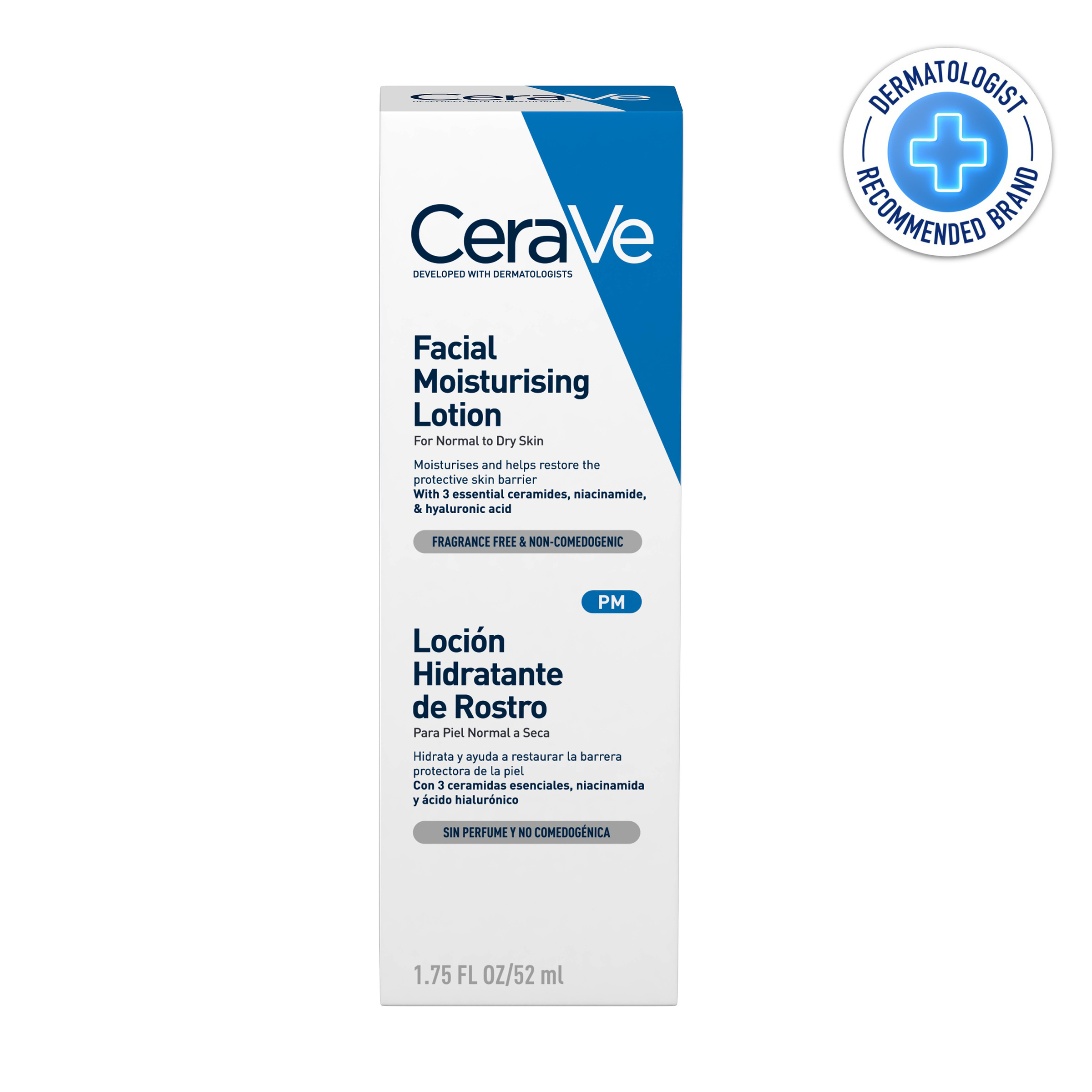 CeraVe Facial Moisturising Lotion PM 52ml - Image 2