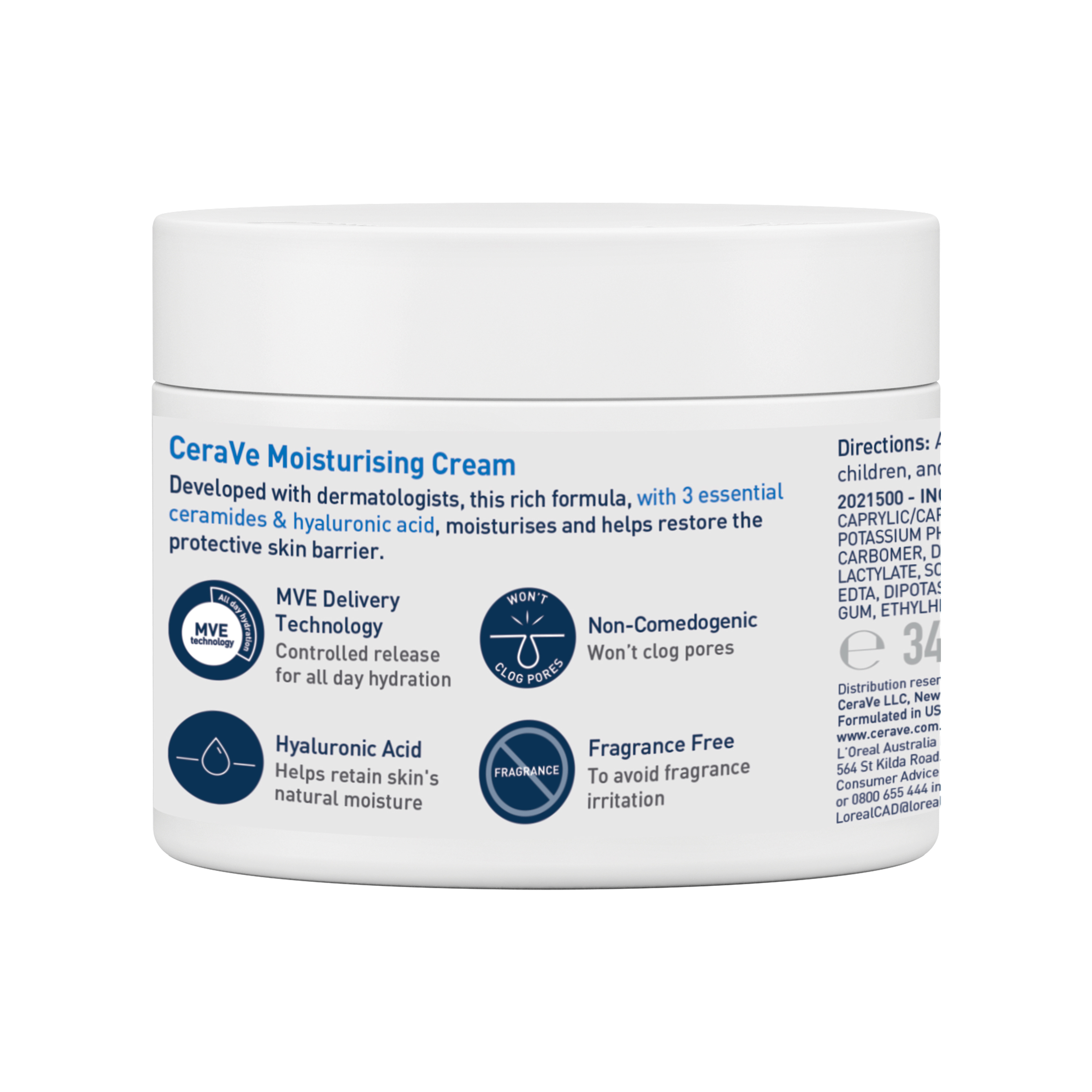 CeraVe Moisturising Cream 340g - Image 2