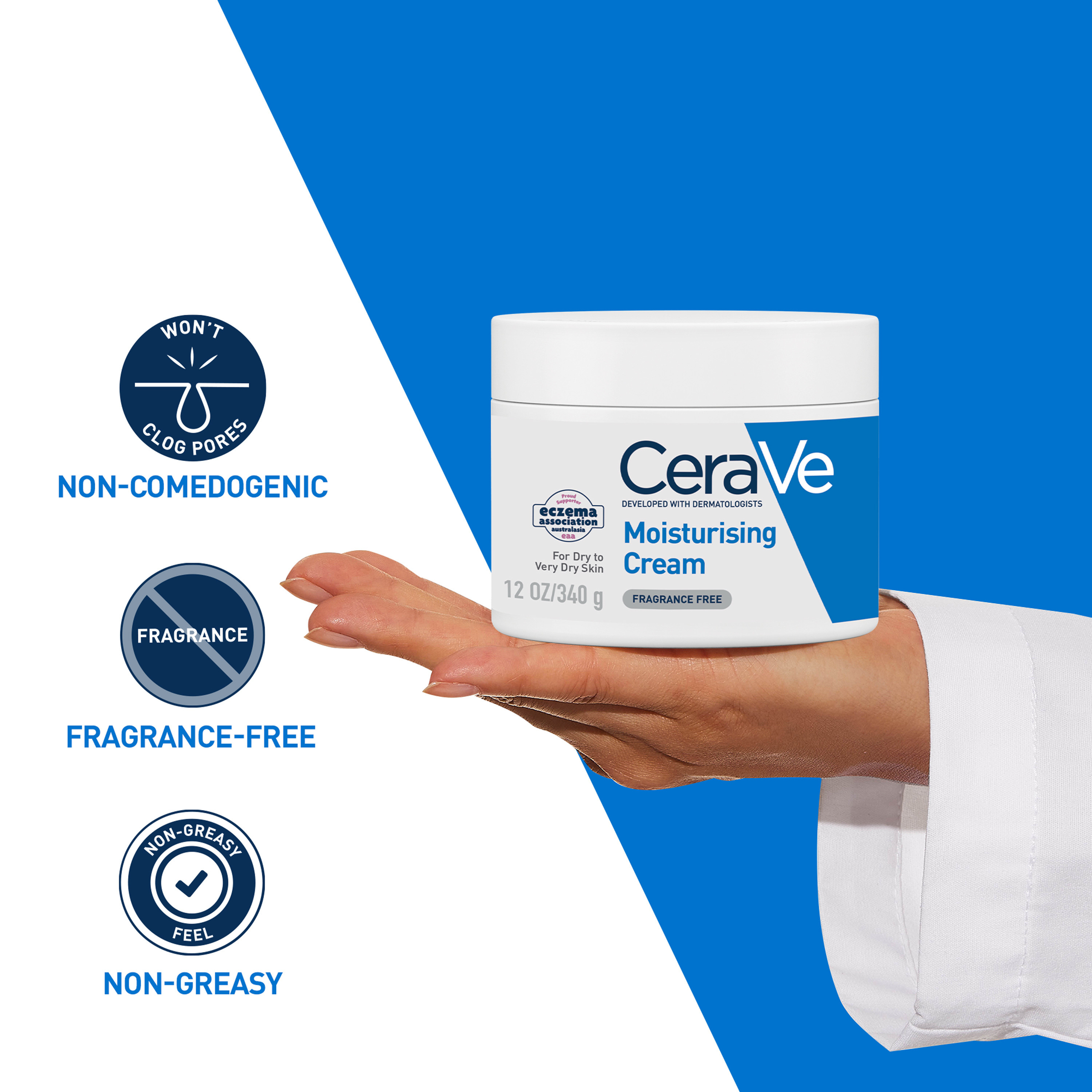 CeraVe Moisturising Cream 340g - Image 6