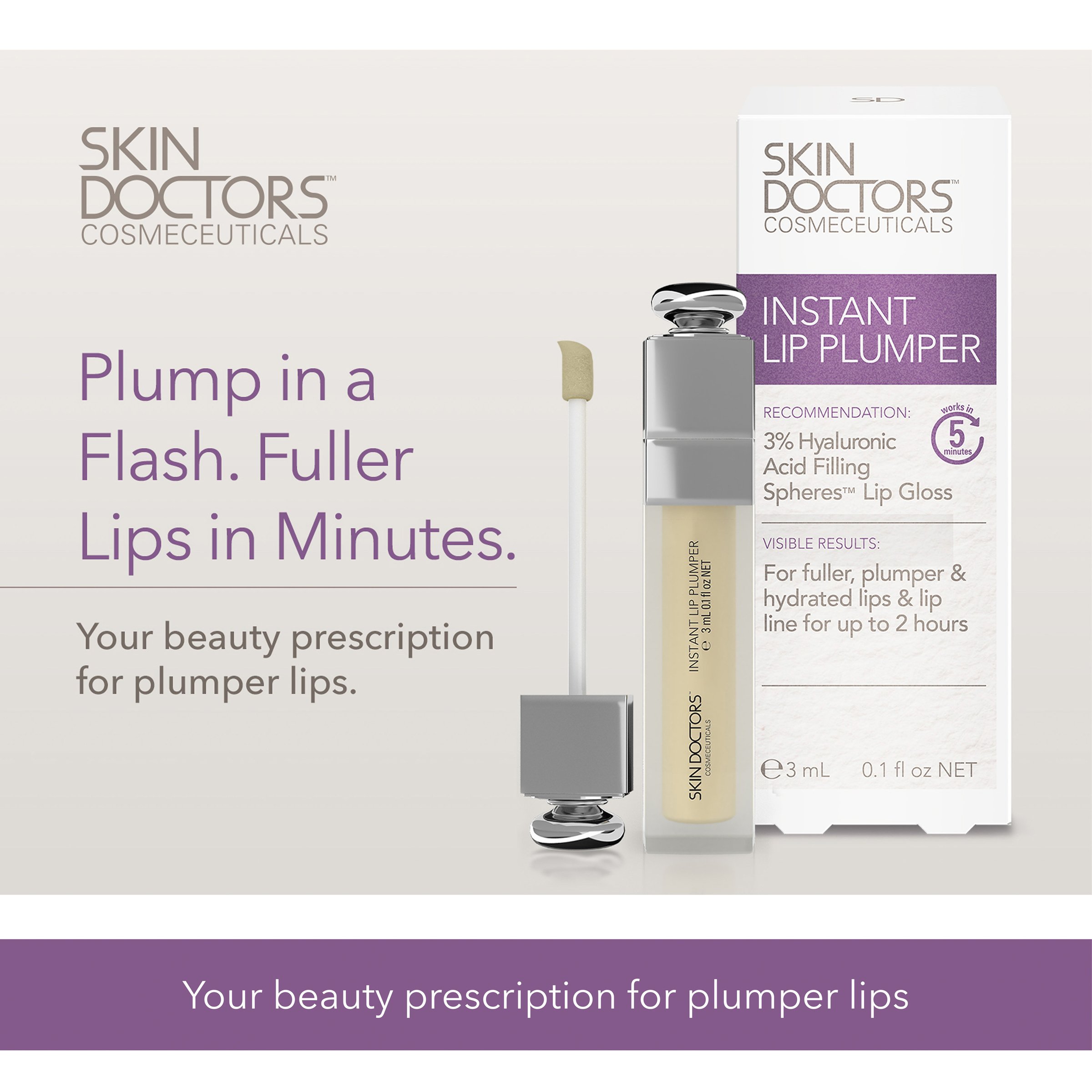 Skin Doctors Instant Lip Plumper 3ml - Image 3
