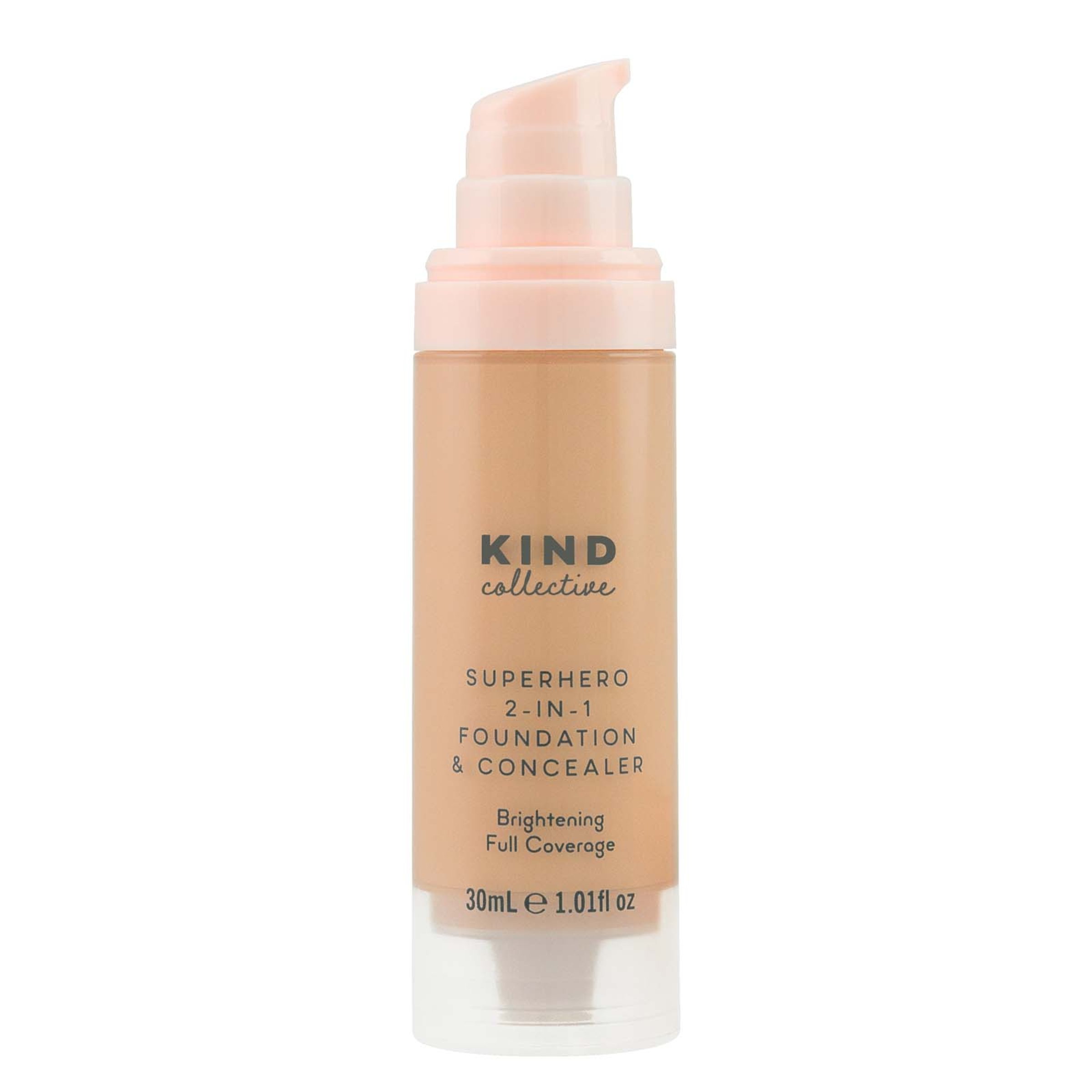 The Kind Collective Superhero 2-In-1 Foundation & Concealer Light Medium 30ml