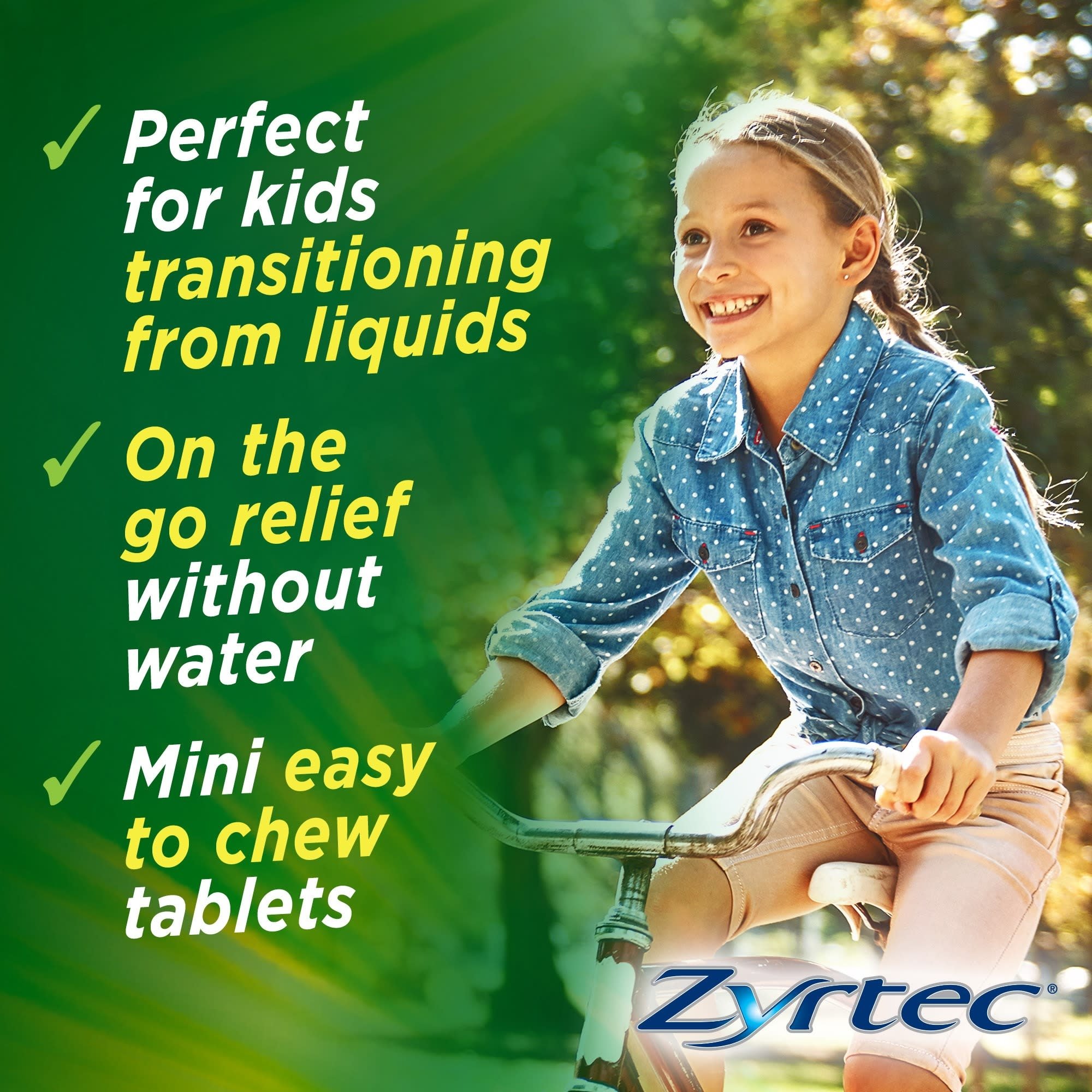 Zyrtec Kids Chewable Grape 5mg - 30 tablets - Image 7
