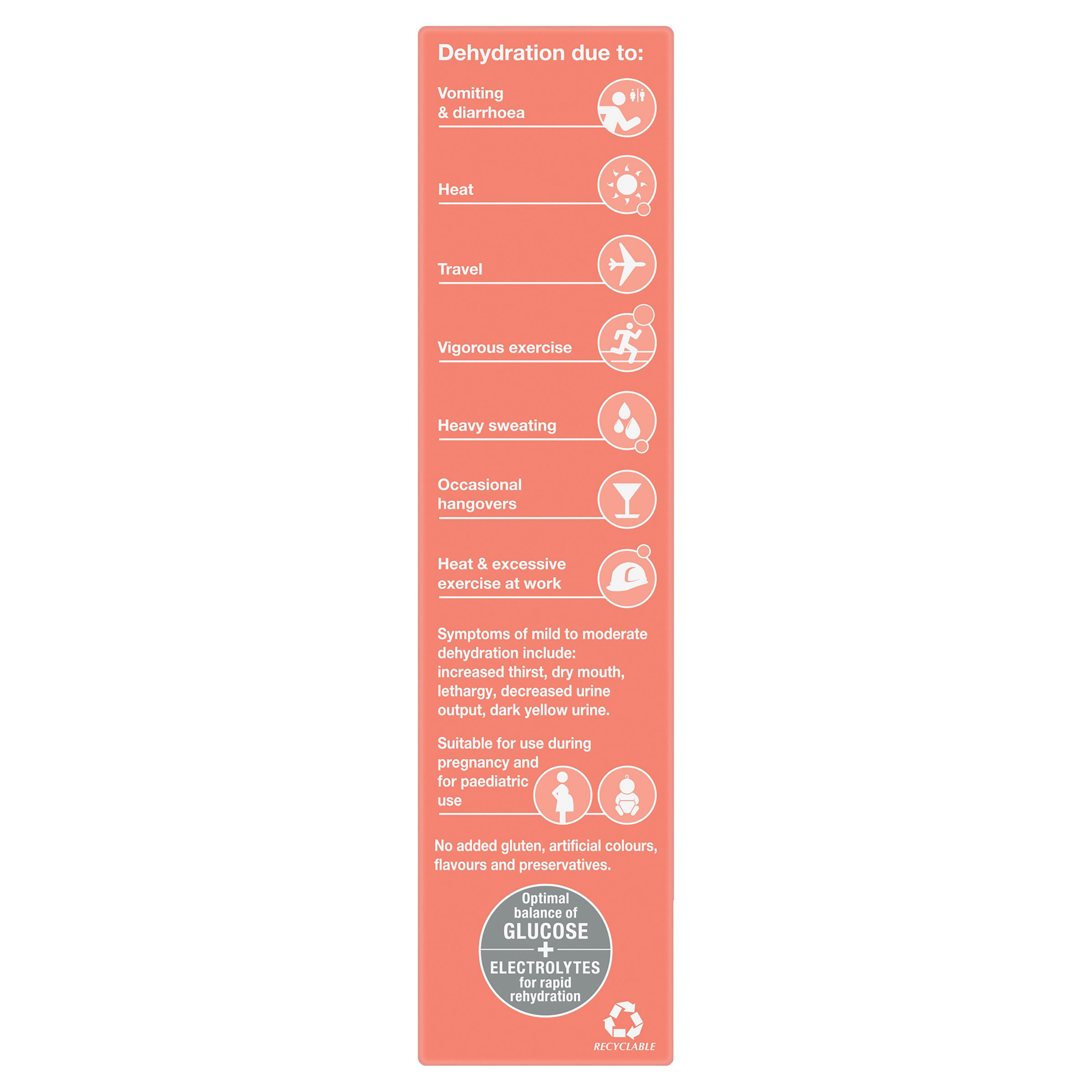 Hydralyte Effervescent Peach Crush 20 tablets - Image 4