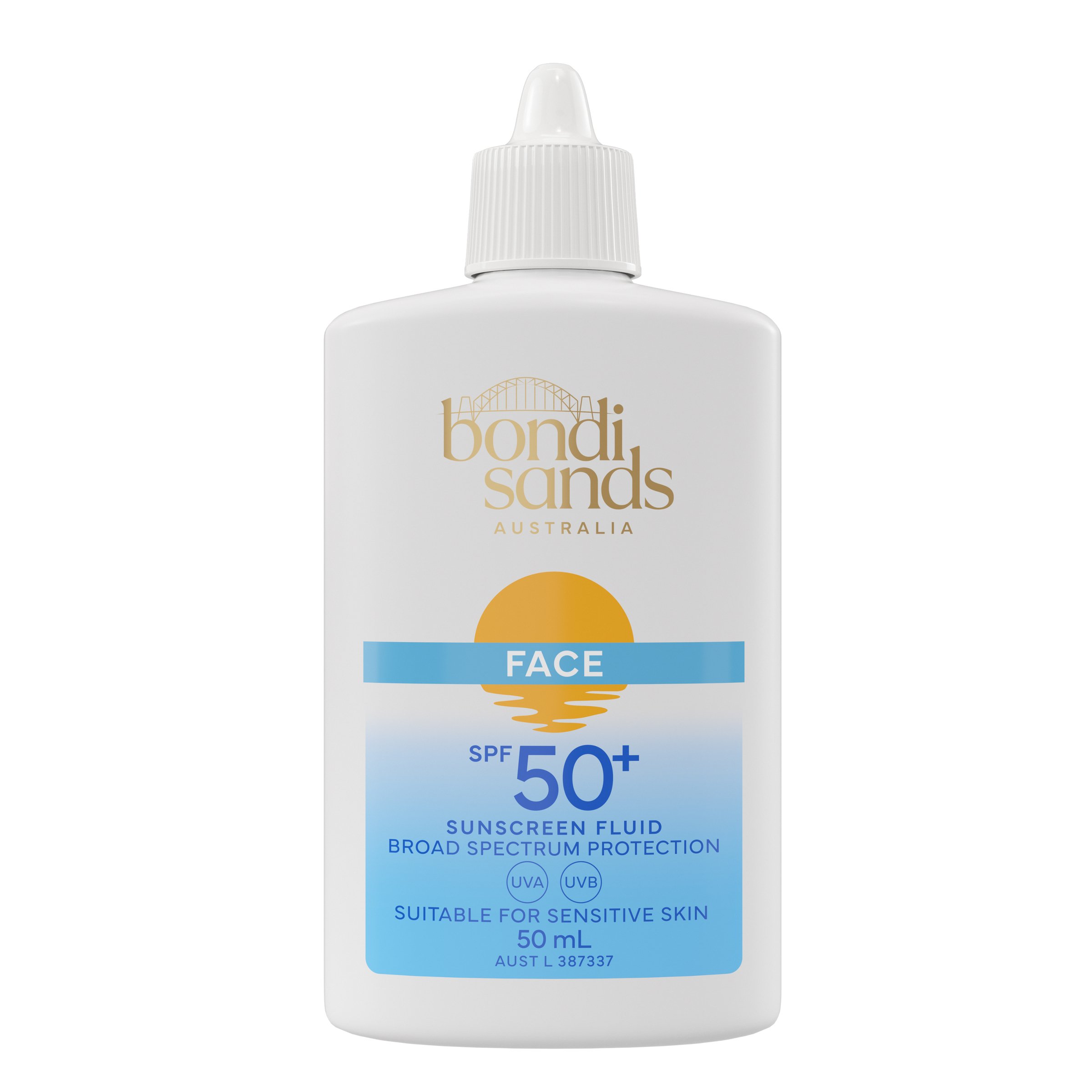Bondi Sands SPF 50+ Fragrance Free Face Fluid 50ml - Image 1