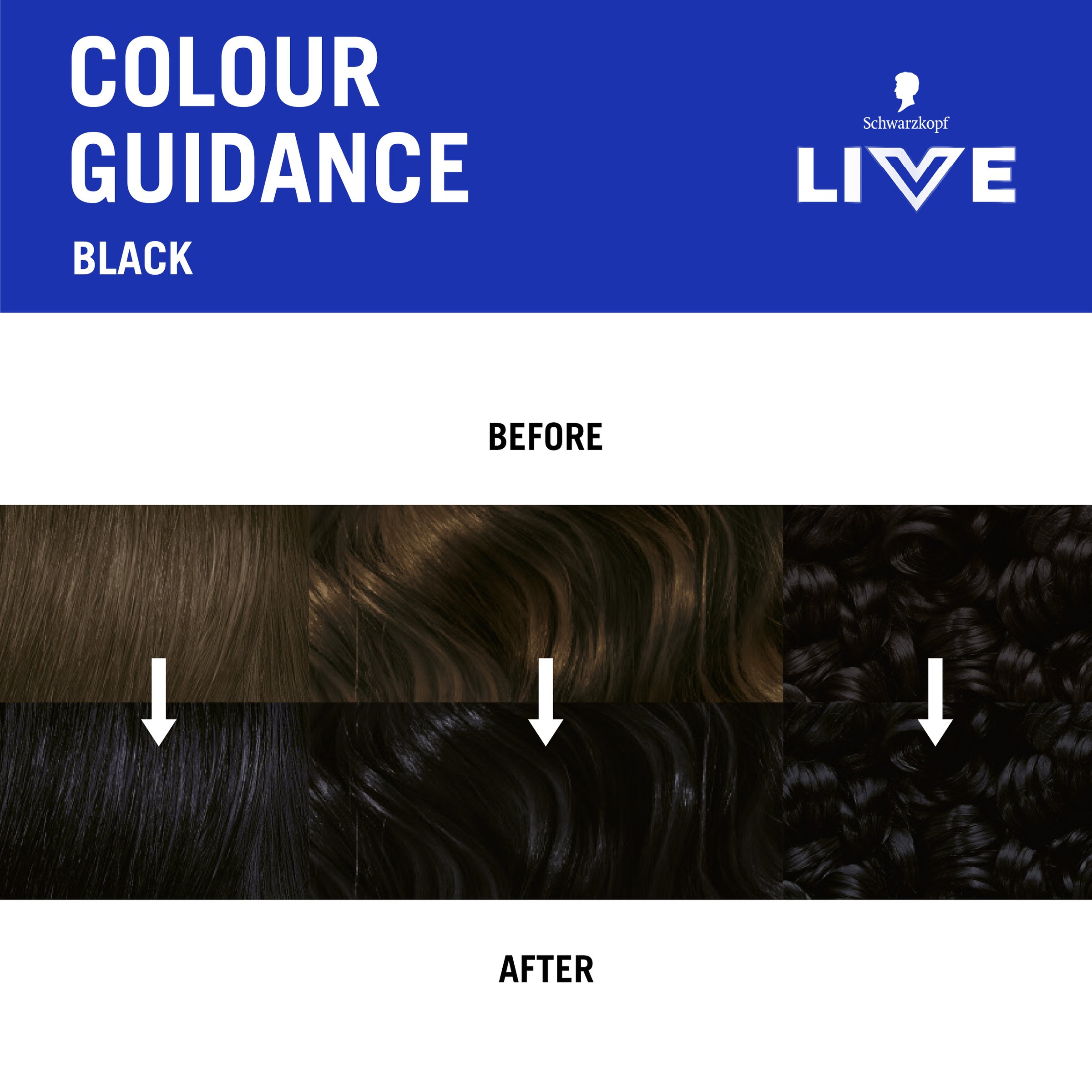 Schwarzkopf Live Colour Permanent 1.0 Black 200g - Image 5