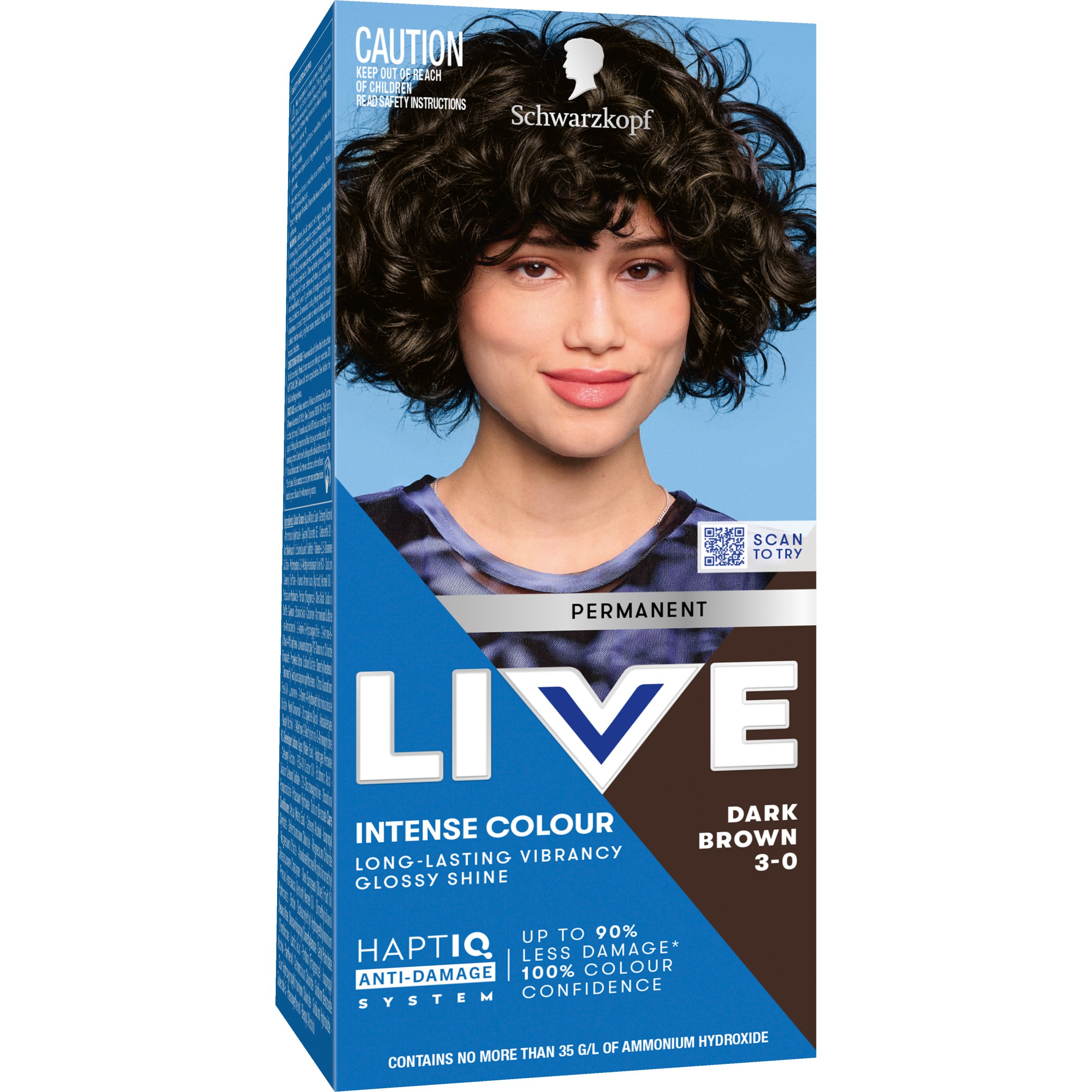 Schwarzkopf Live Colour Perm 3.0 Dark Brown 200g - Image 6