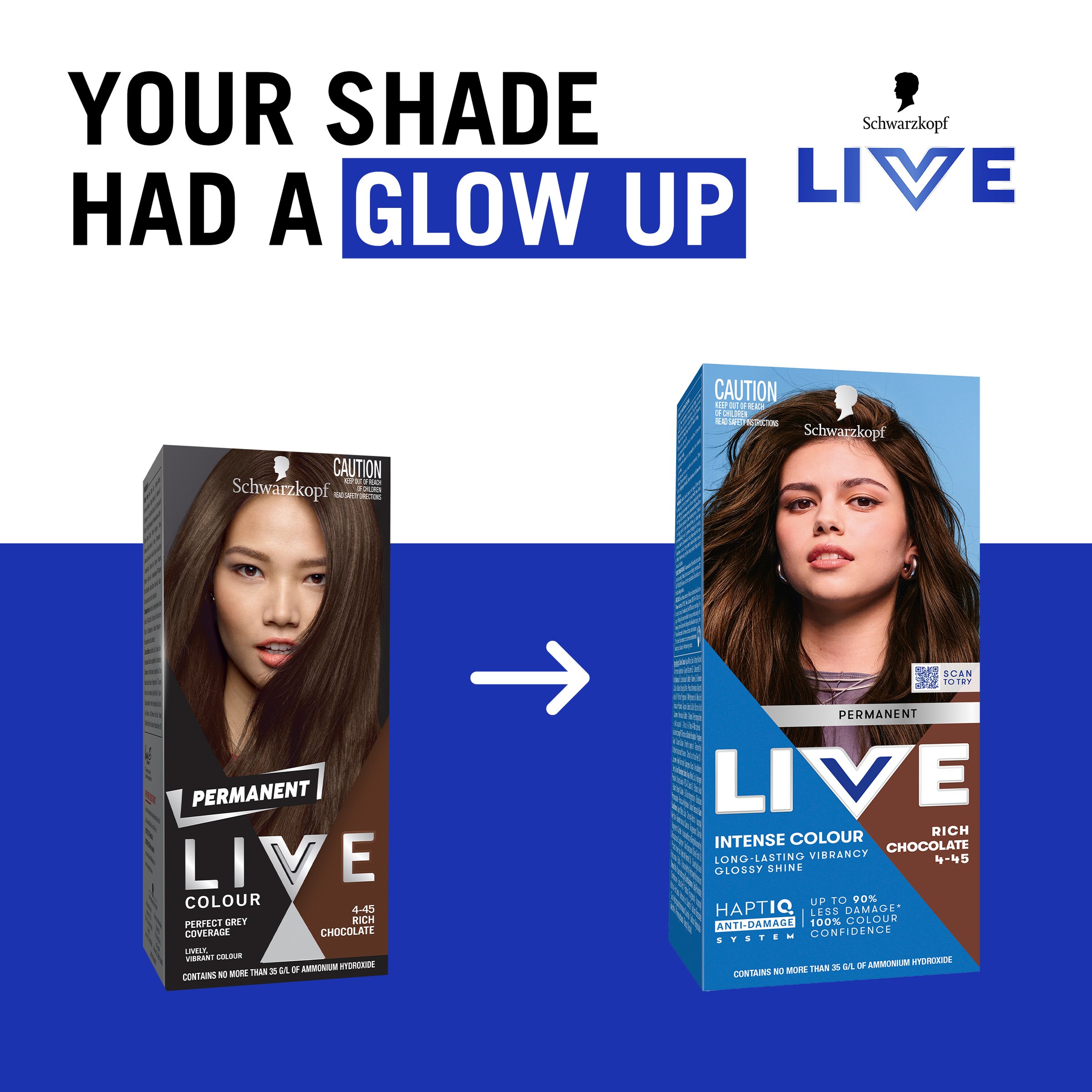 Schwarzkopf Live Colour Perm 4.45 Rich Chocolate 200g - Image 8