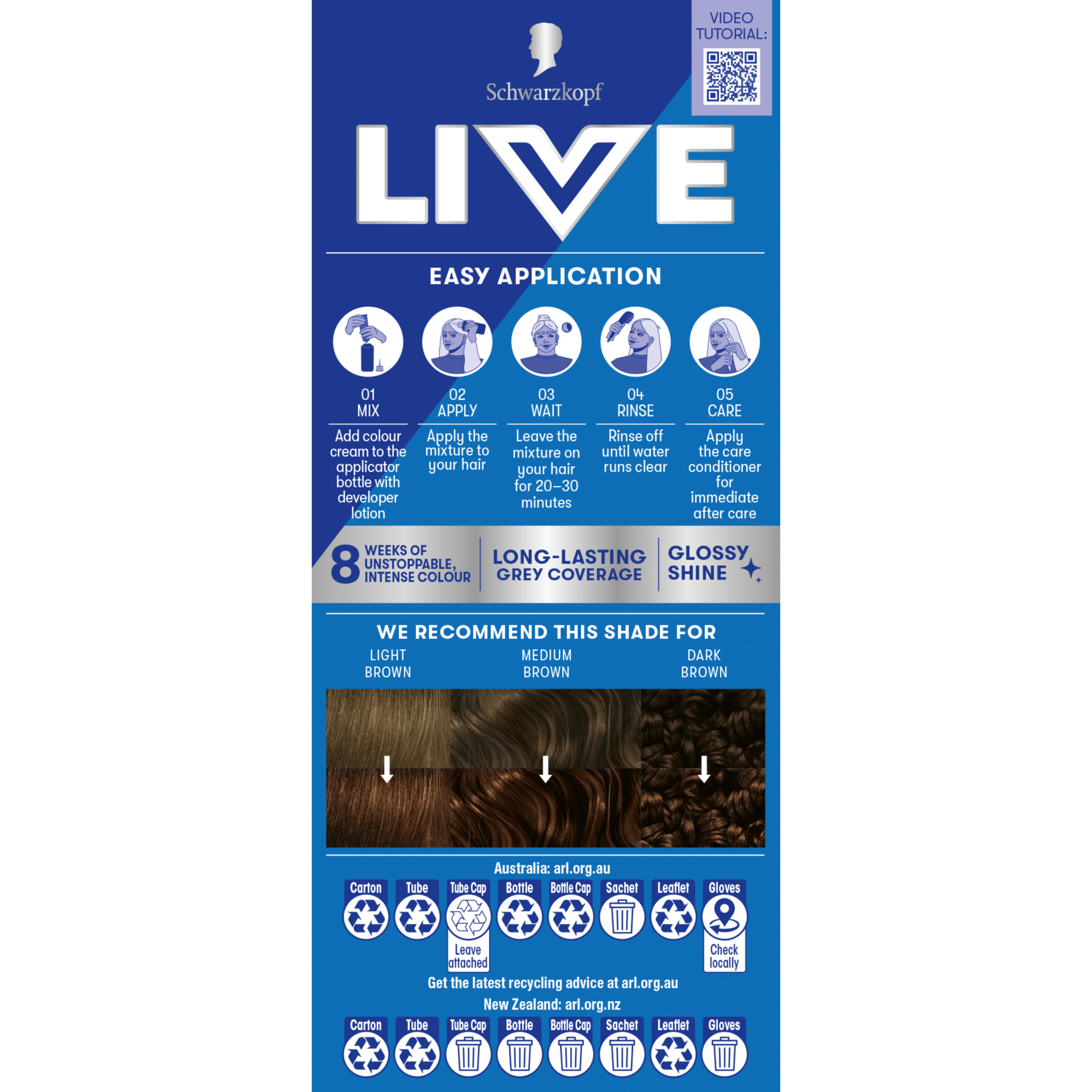 Schwarzkopf Live Colour Perm 4.45 Rich Chocolate 200g - Image 2