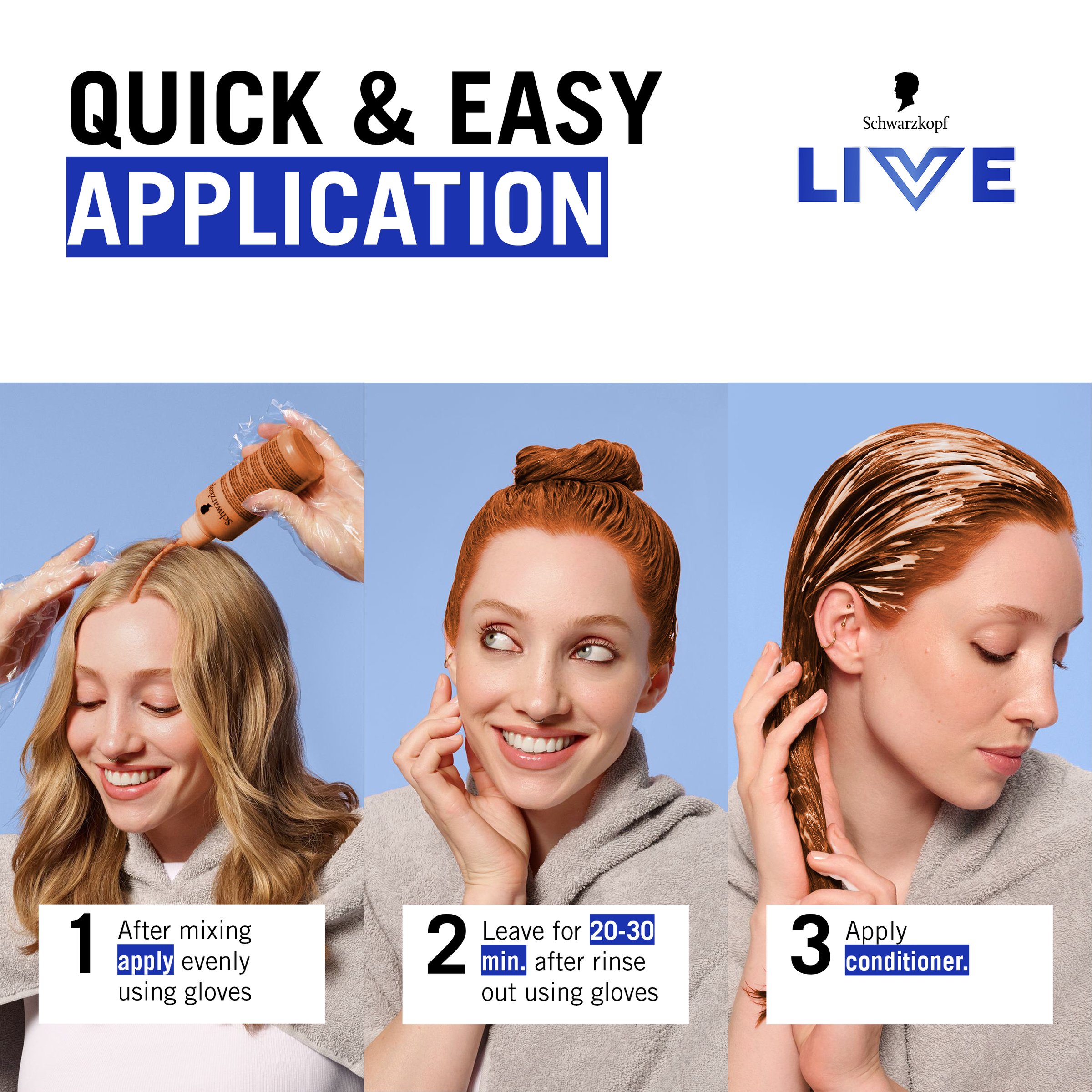 Schwarzkopf Live Colour Perm 7.77 Pure Copper 200g - Image 10