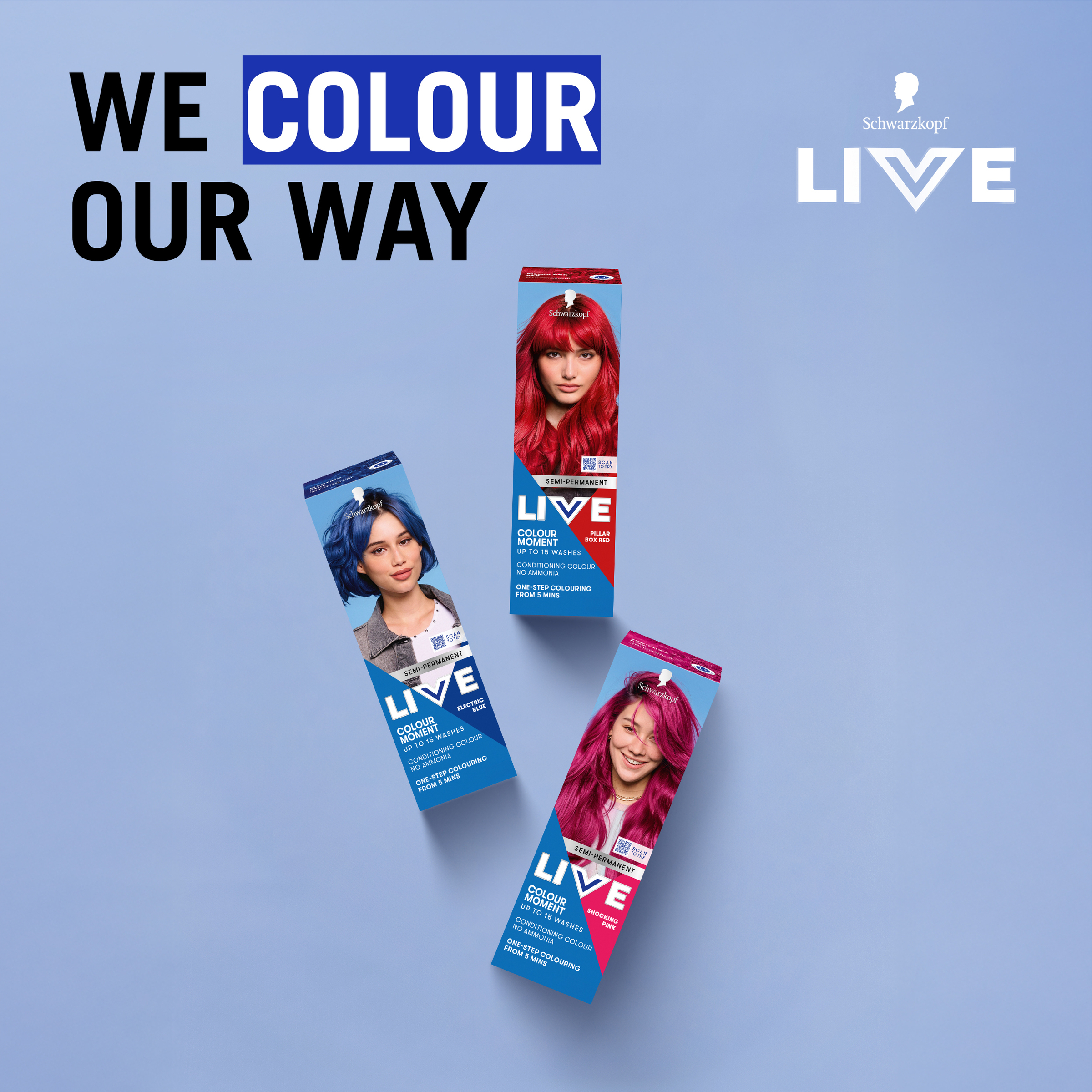 Schwarzkopf LIVE Colour UBs Magnetic Purple Semi Permanent 75ml - Image 7