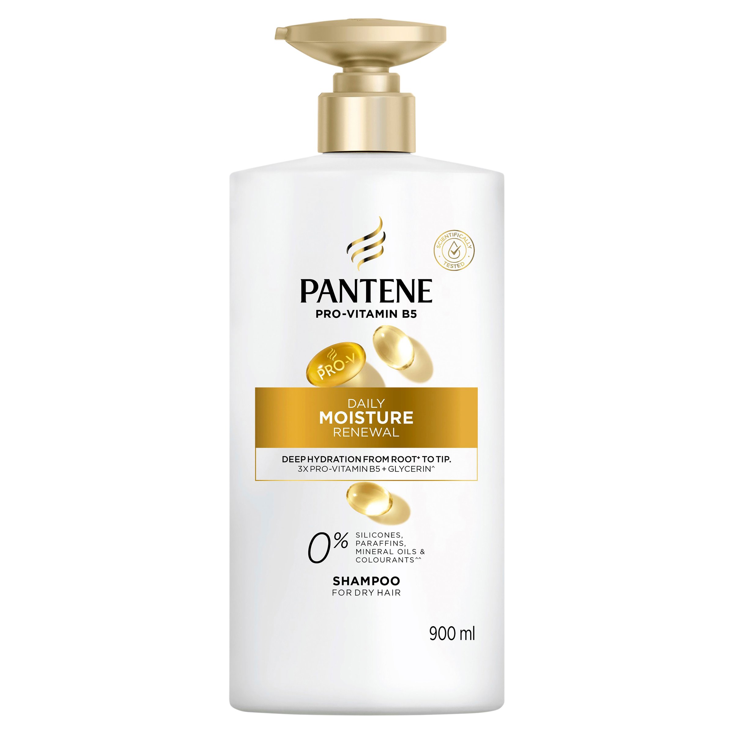 Pantene Pro V Shampoo Daily Moisture Renewal 900ml - Image 1