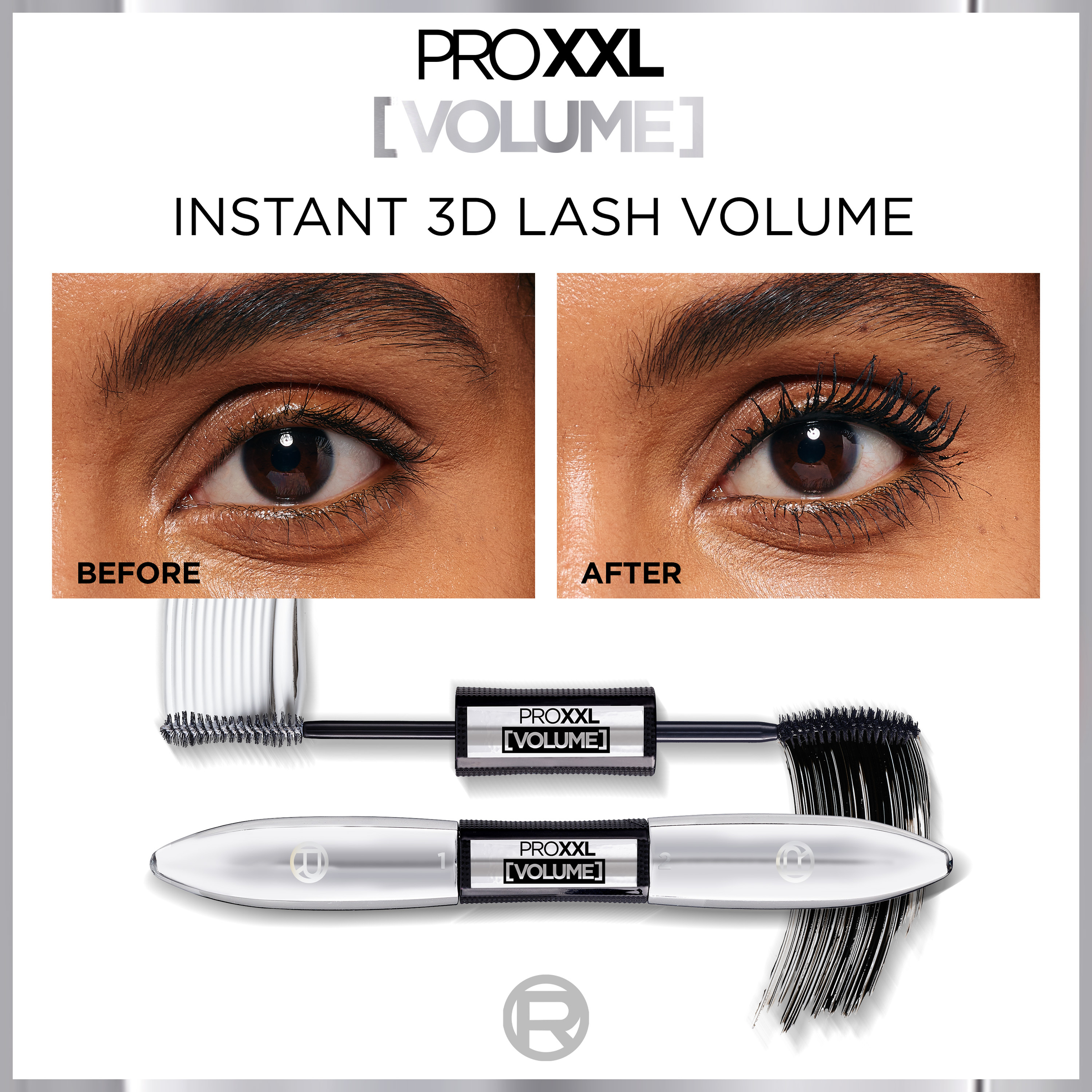 L'Oreal Paris Pro XXL Volume Mascara Black 1 each - Image 8