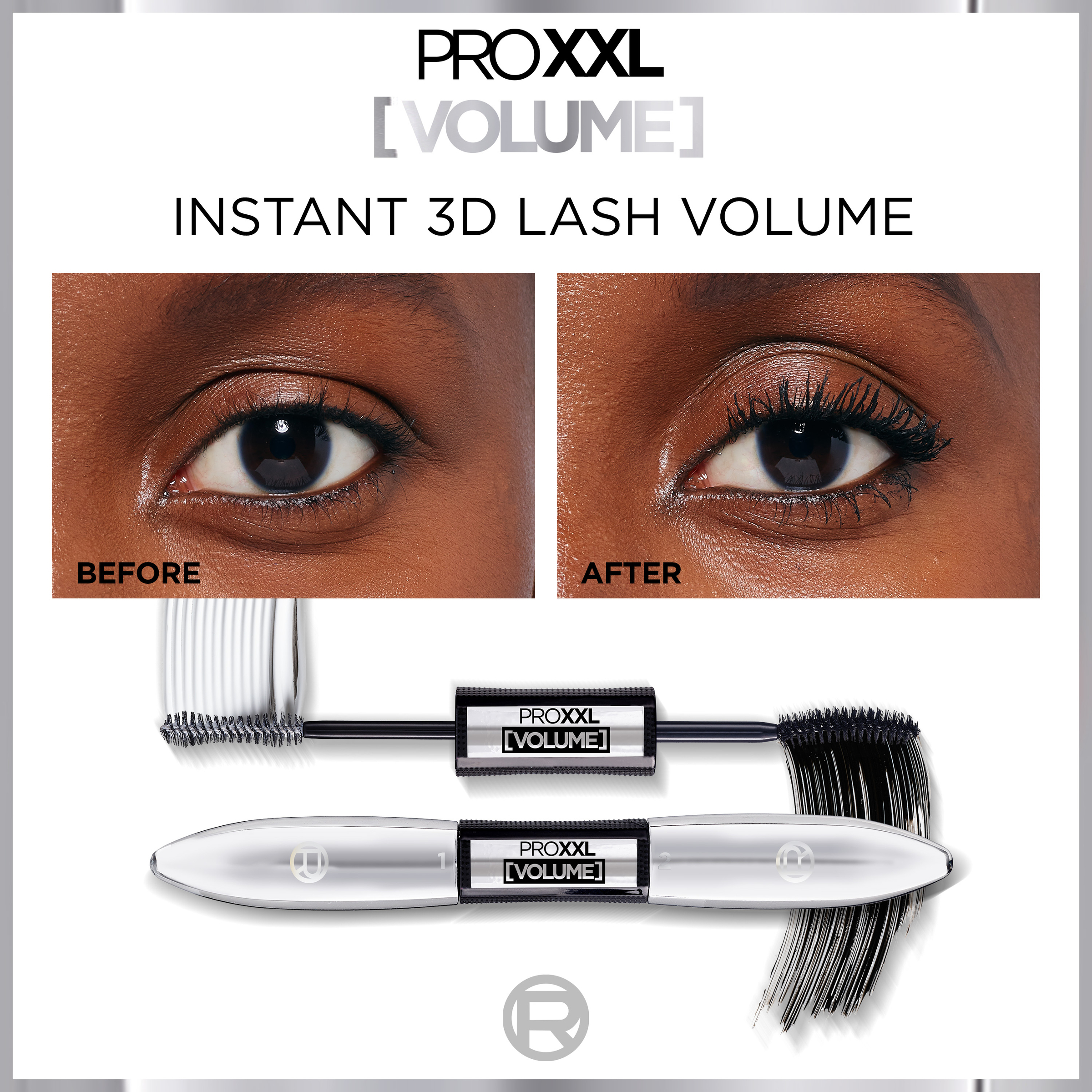 L'Oreal Paris Pro XXL Volume Mascara Black 1 each - Image 7