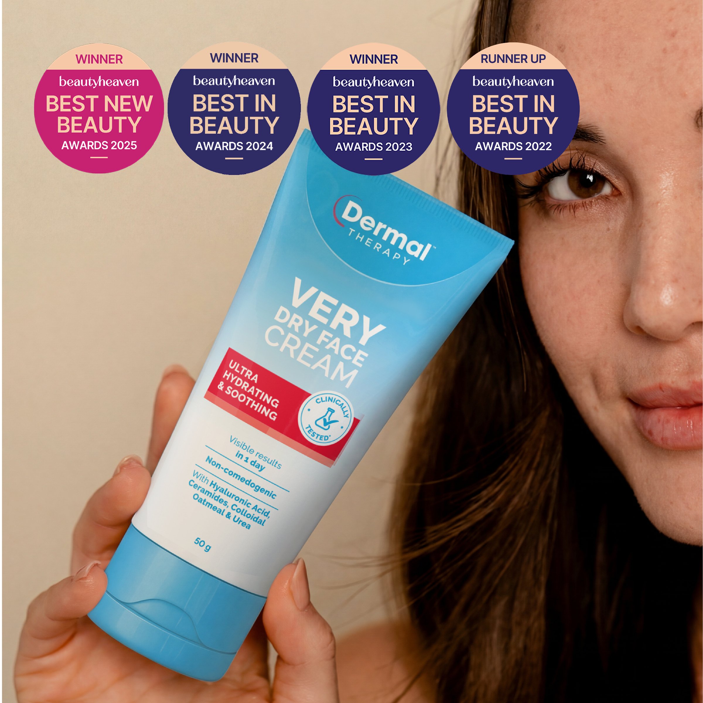 Dermal Therapy Very Dry Face Cream 50g - Image 6