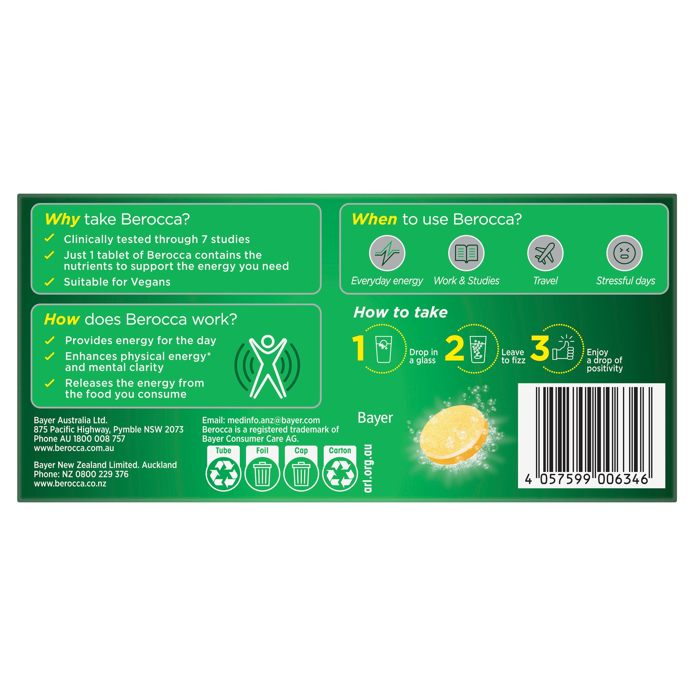 Berocca Energy Orange 30 tablets - Image 2