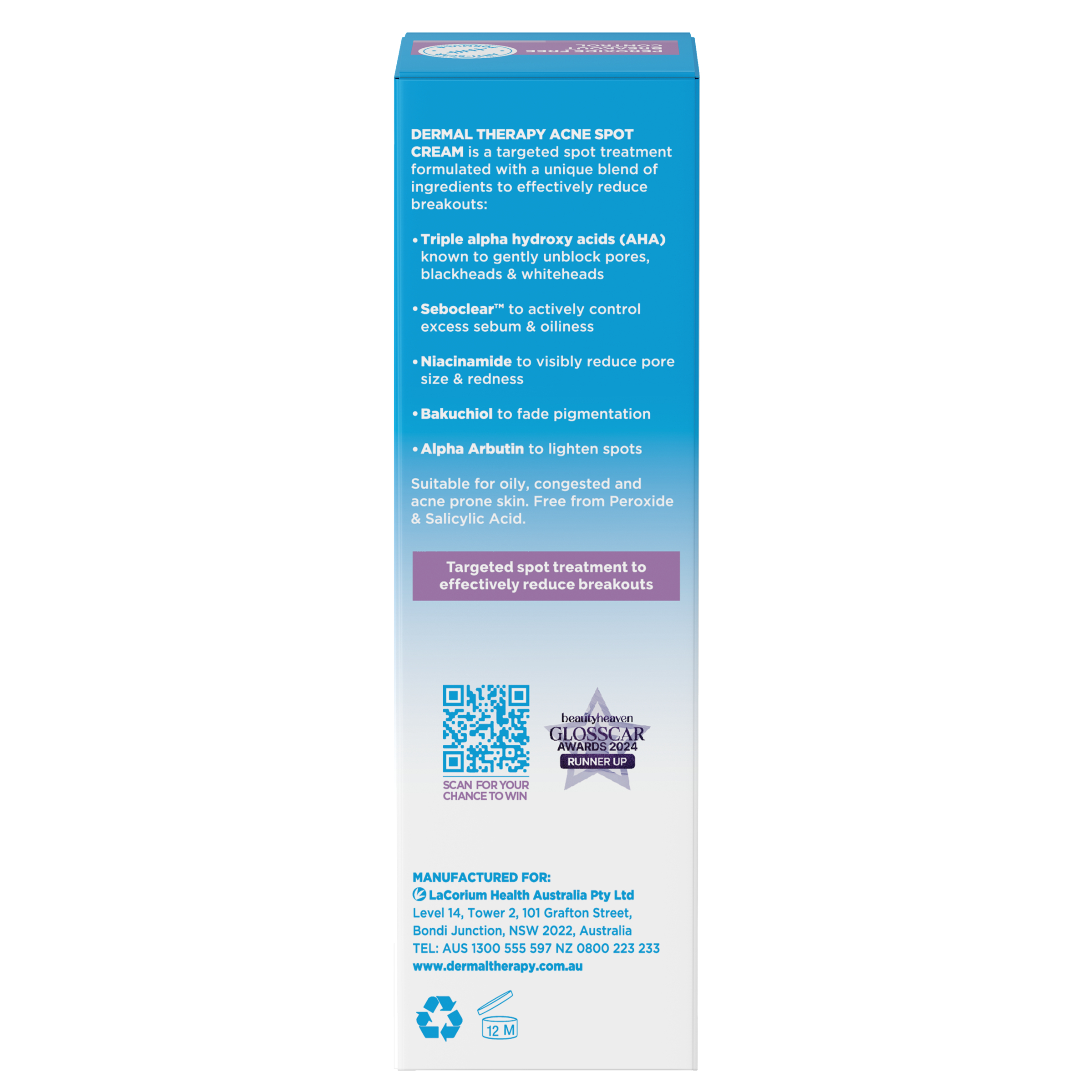 Dermal Therapy Acne Spot Cream 30g - Image 2