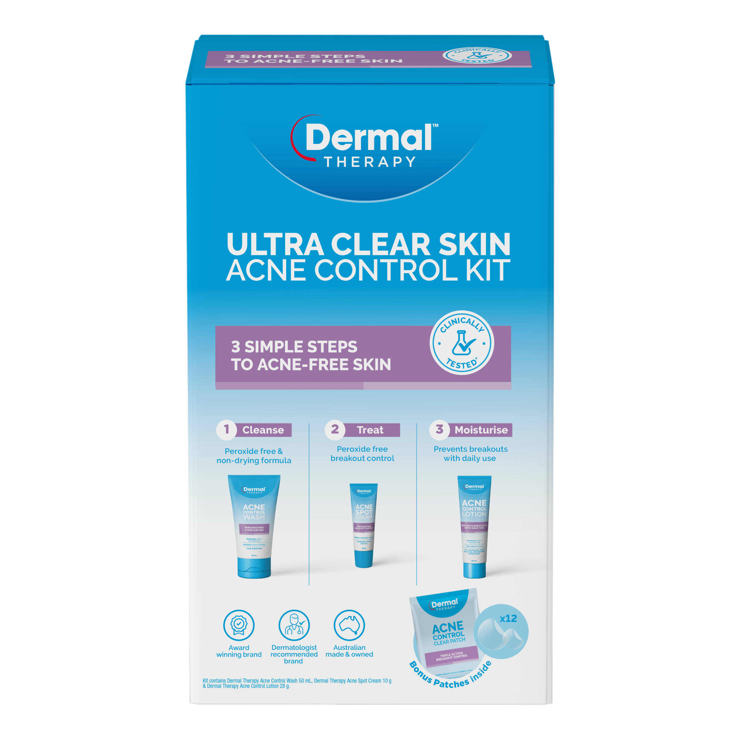 Dermal Therapy Acne Control Kit 1 pack - Image 1