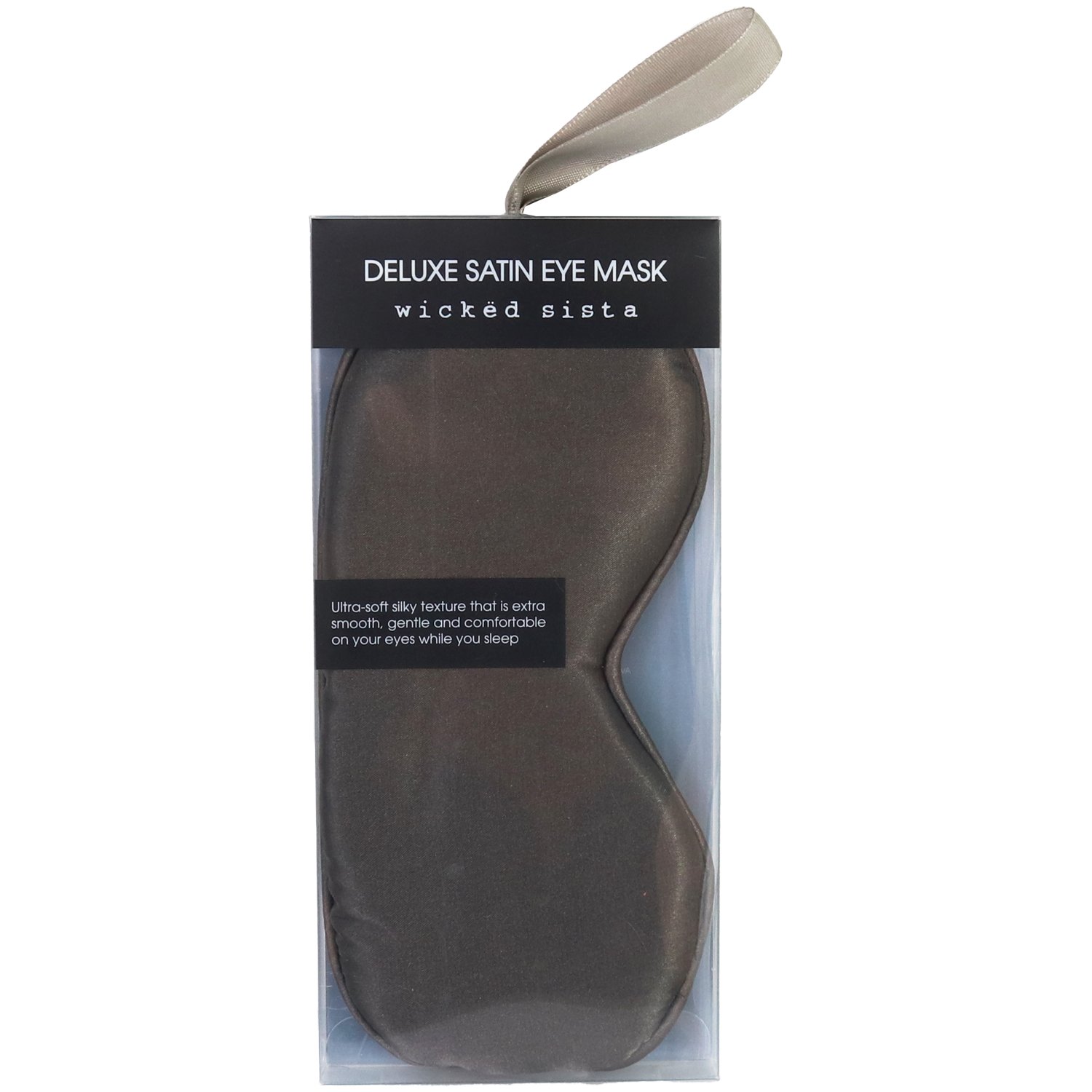 Wicked Sista Deluxe Satin Eye Mask Mocca 1 each - Image 2