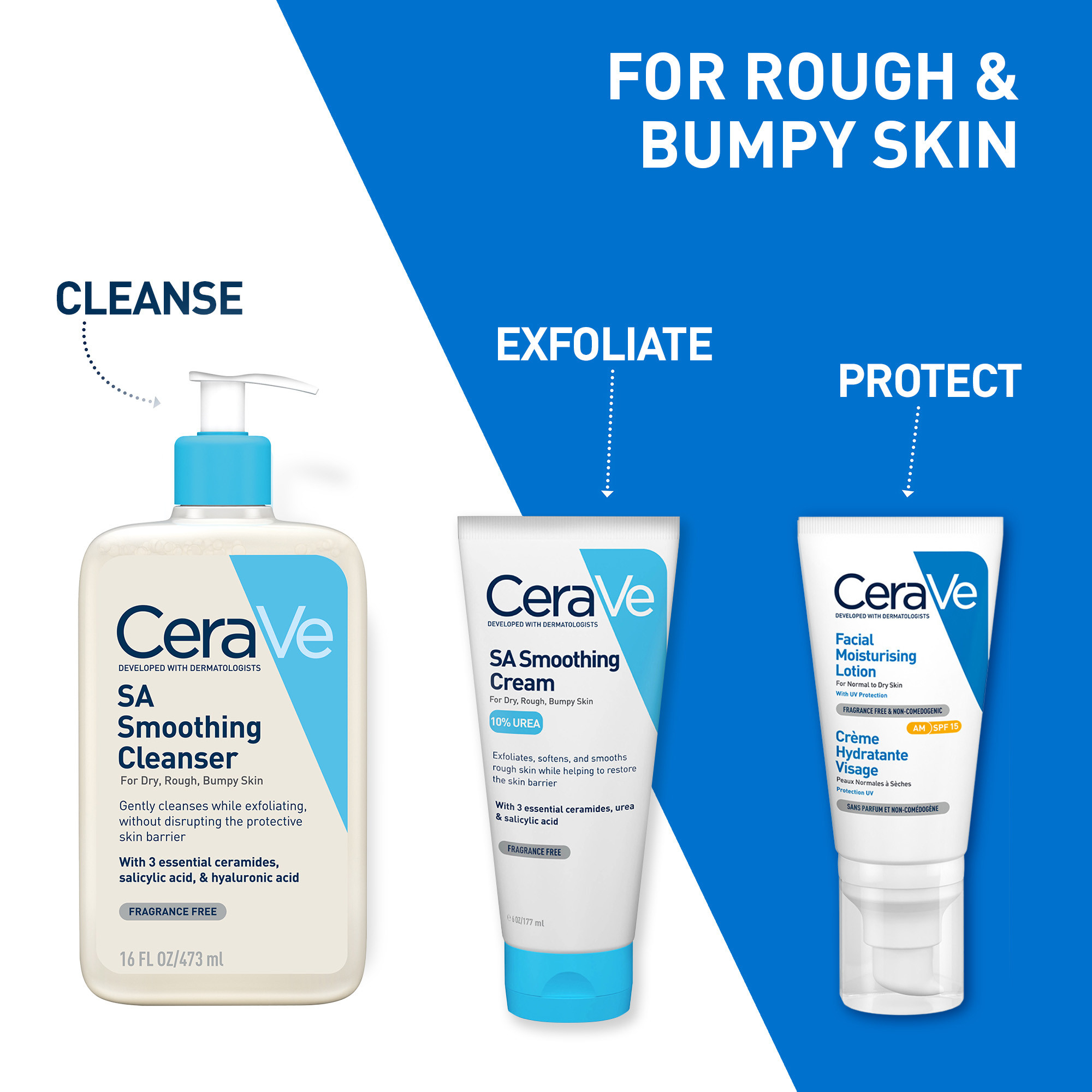 CeraVe SA Smoothing Cleanser 473ml - Image 6