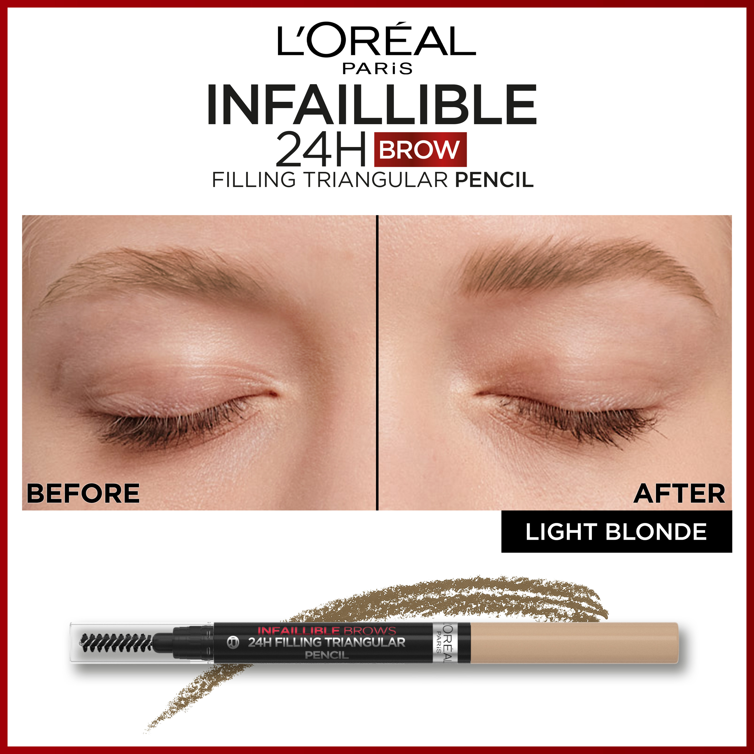 L'Oreal Paris Infallable Brow Xpert 8.0 Light Cool Blonde 1 each - Image 5