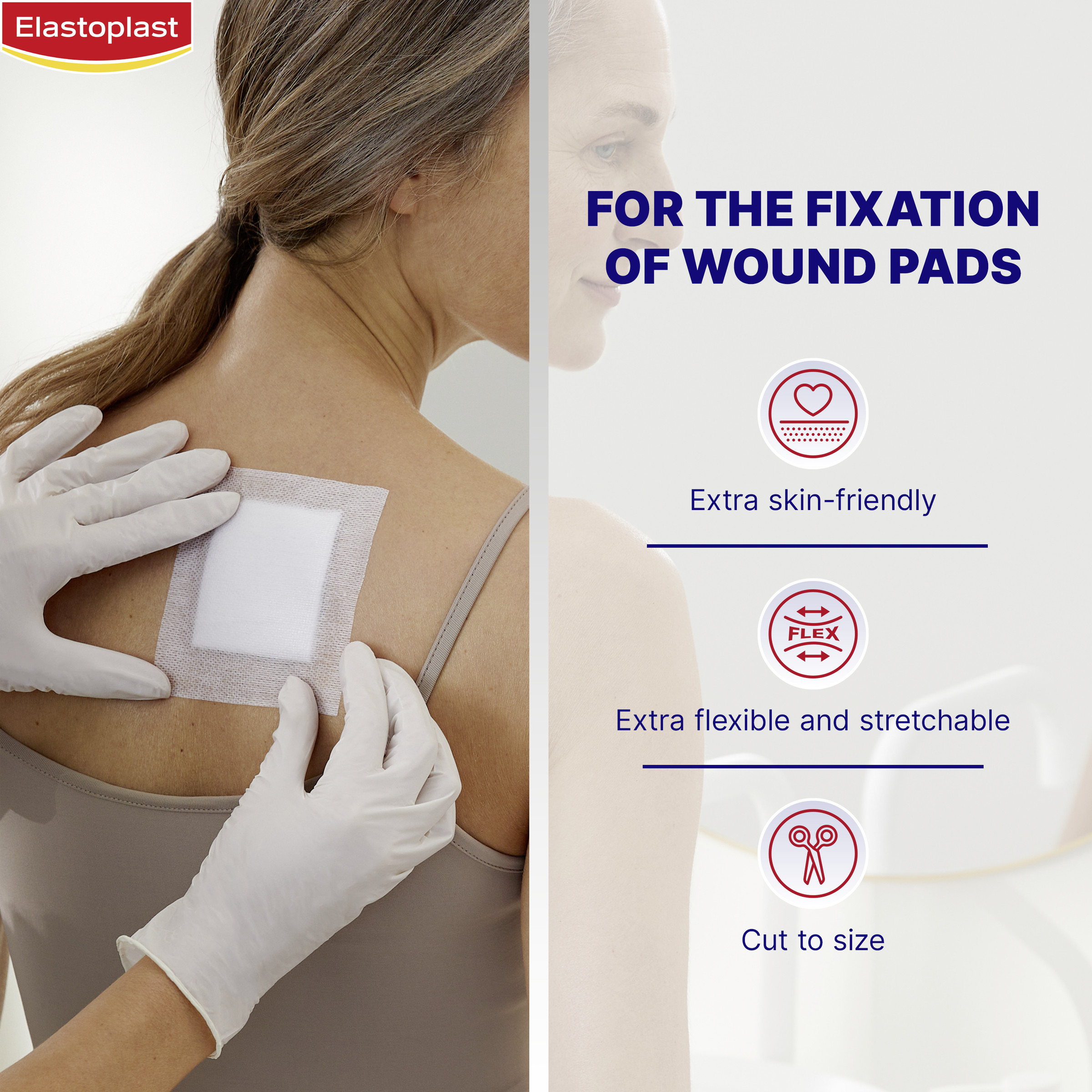 Elastoplast Sensitive Wide Area Fixation Tape 10cm X 1m - 1 each - Image 5