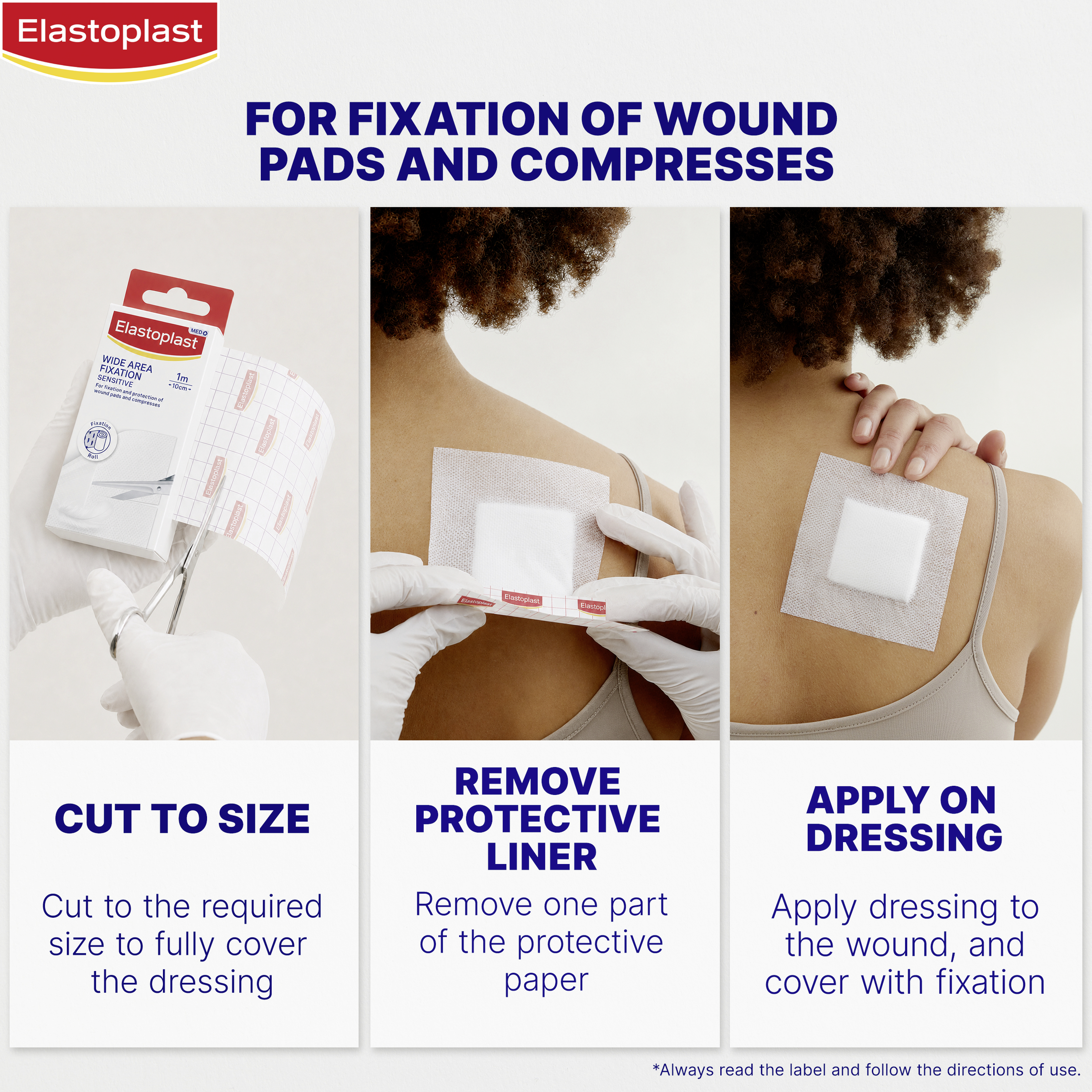 Elastoplast Sensitive Wide Area Fixation Tape 10cm X 1m - 1 each - Image 7