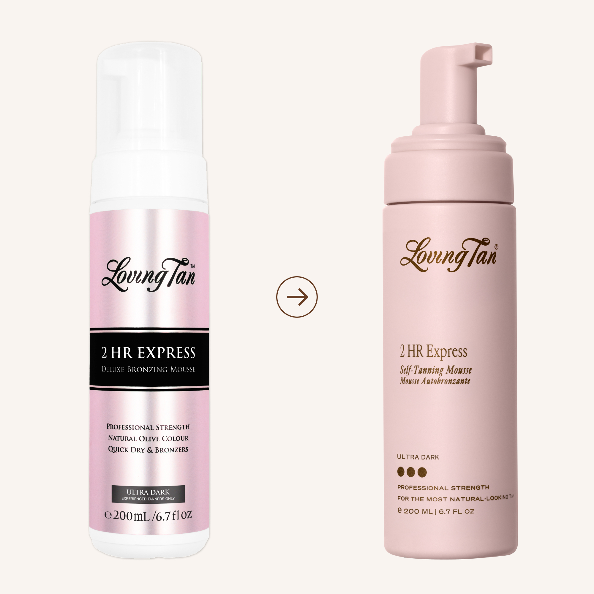 Loving Tan 2 Hour Express Mousse Ultra Dark 200ml - Image 2