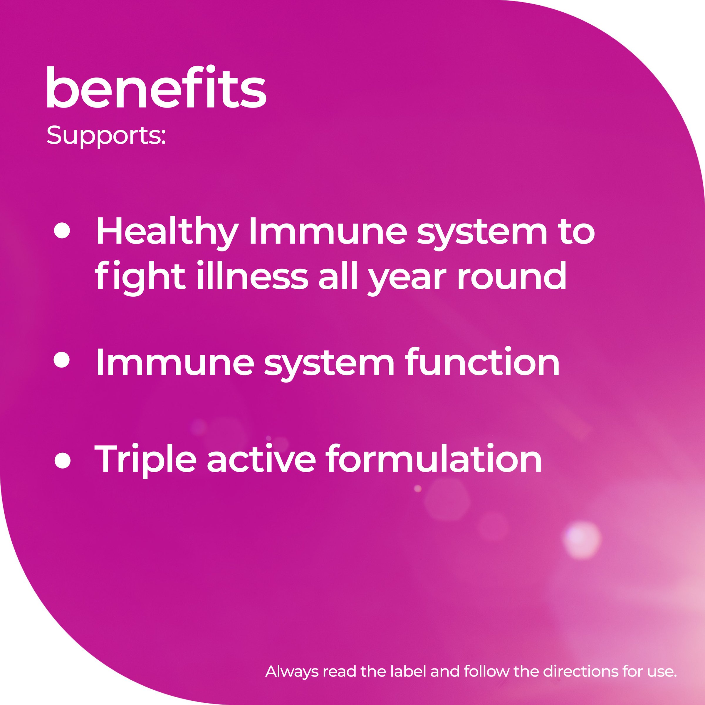 Nature's Way High Strength Adult Vita Gummies Triple Immune Support 50 pastiles - Image 6