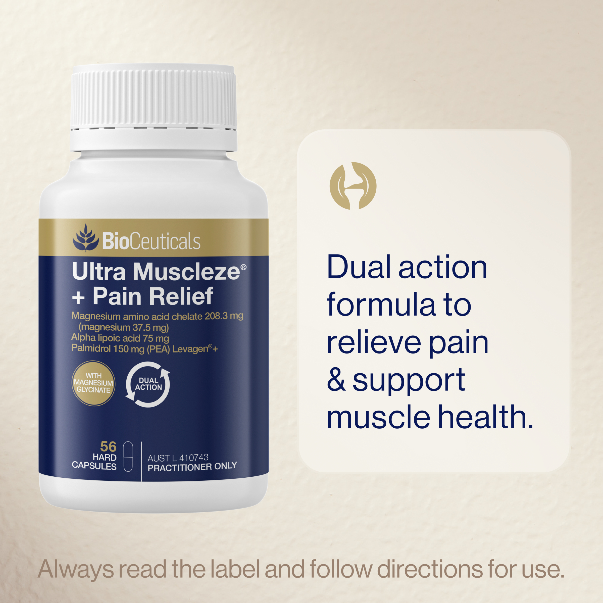 BioCeuticals Ultra Muscle + Pain Relief 56 capsules - Image 7