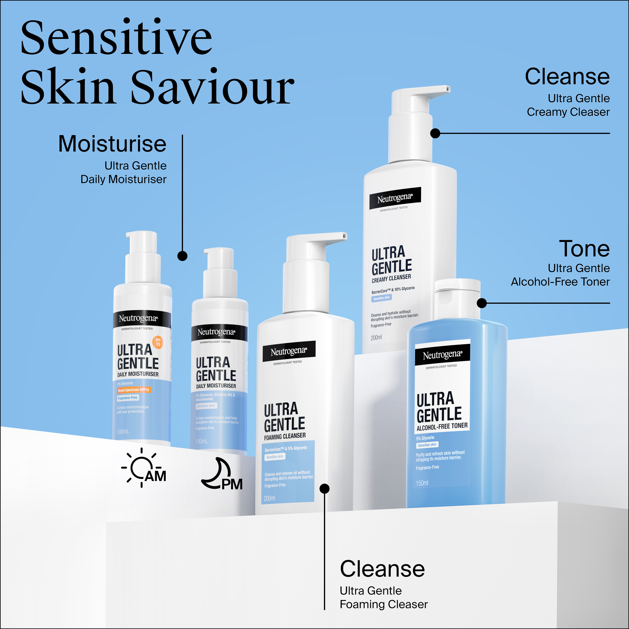 Neutrogena Ultra Gentle Daily Moisturiser 100ml - Image 12