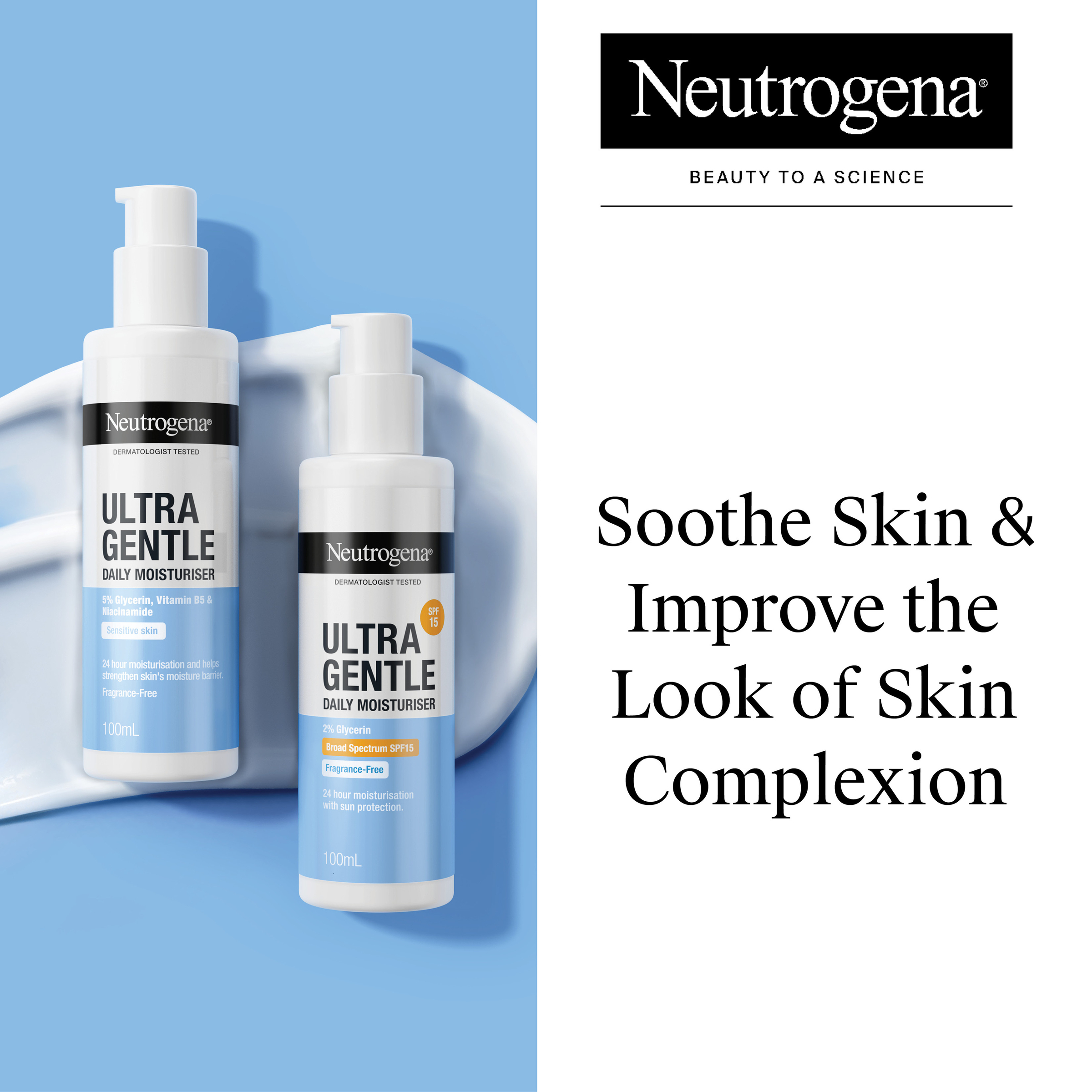 Neutrogena Ultra Gentle Daily Moisturiser 100ml - Image 13