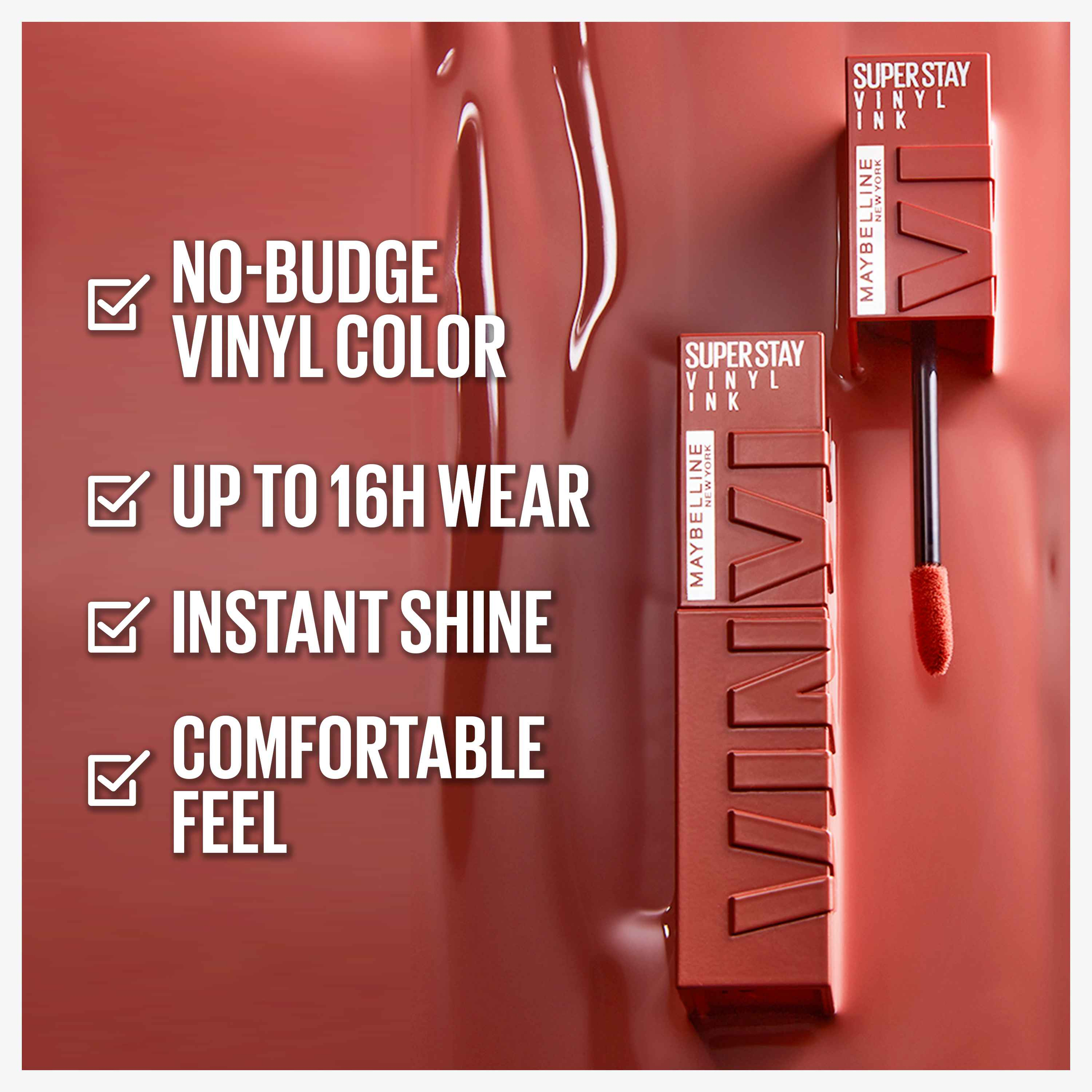 Maybelline Superstay Vinyl Ink 115 Nude Shock Peppy 1 each - Image 3