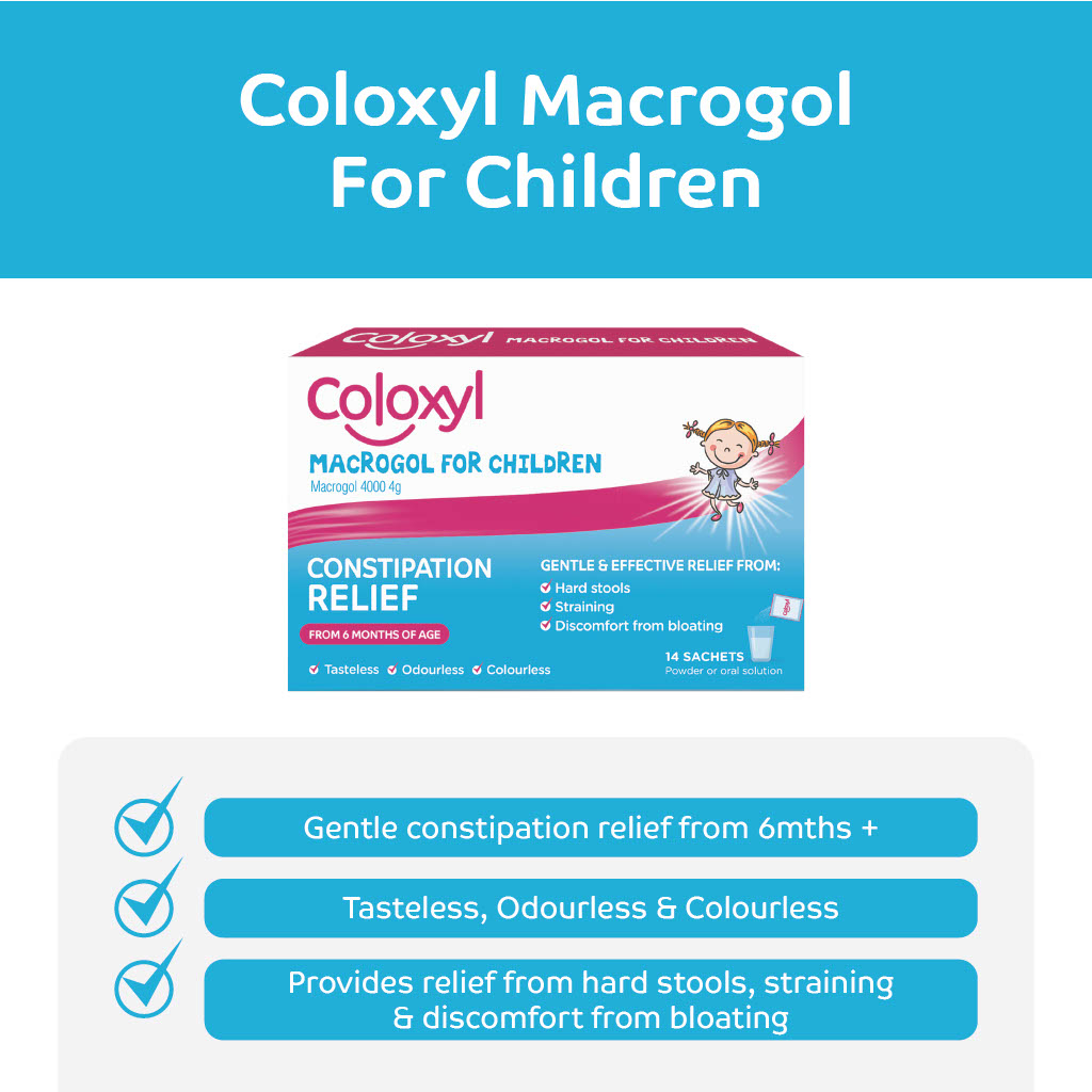 Coloxyl Macrogol For Children 4g Powder 14 sachets - Image 10