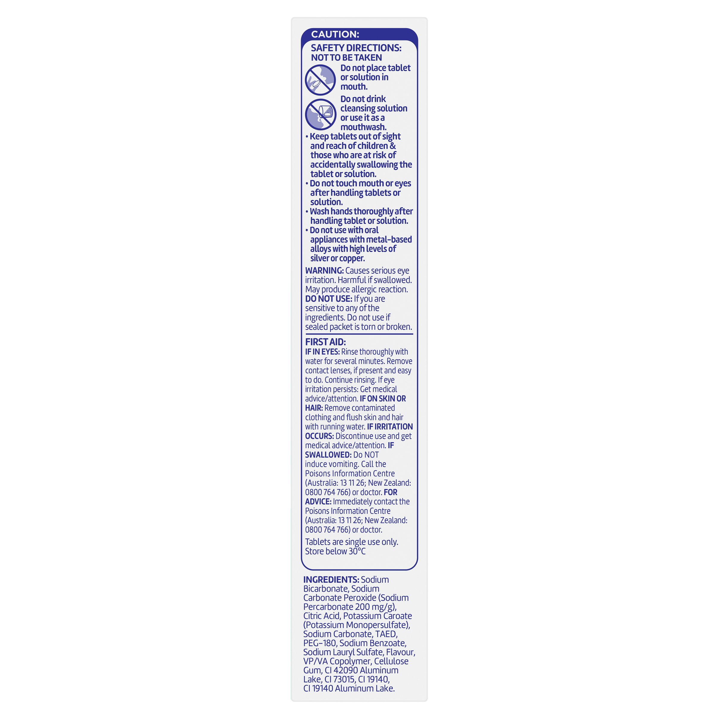 Polident Retainer & Mouthguard Cleanser 36 tablets - Image 3