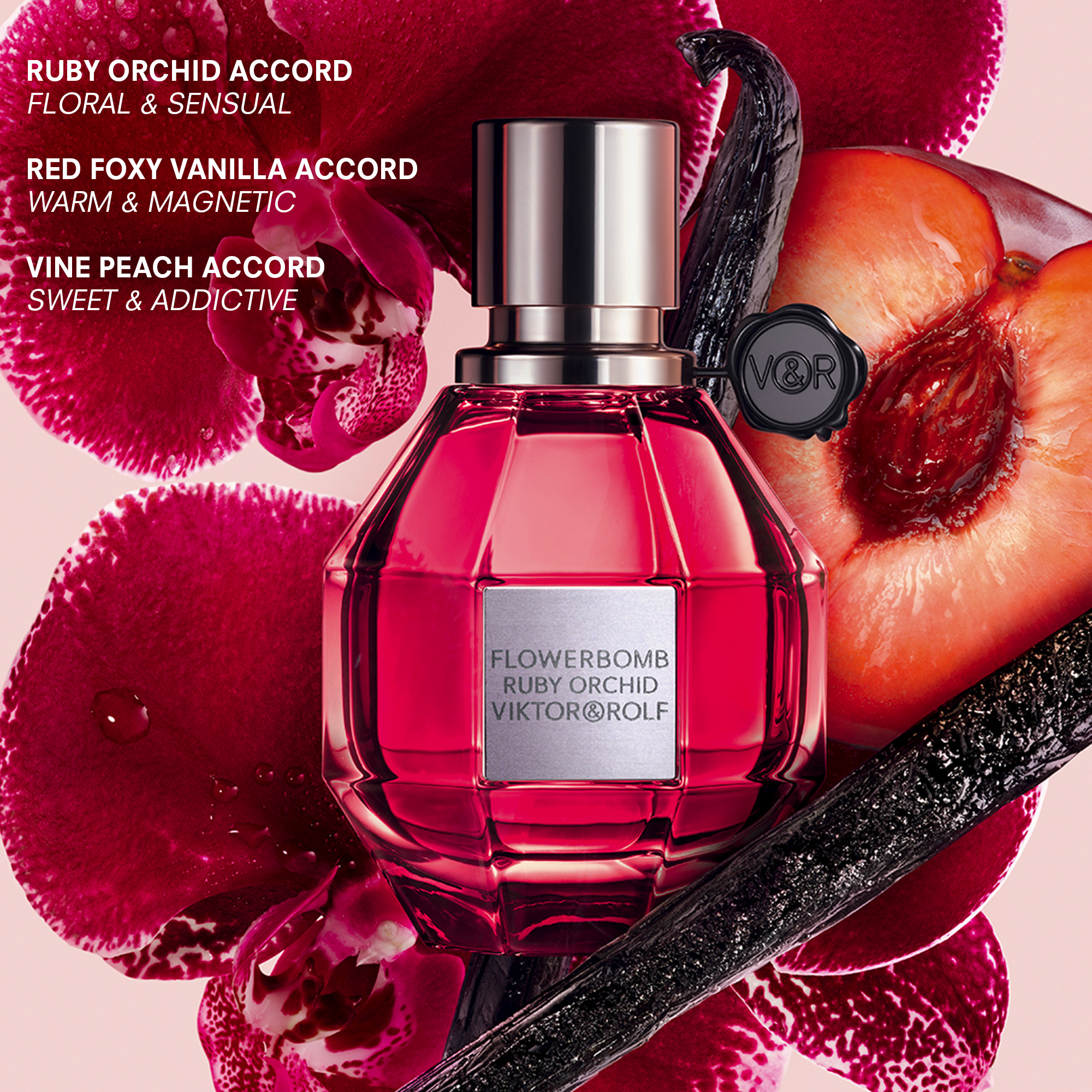 Viktor & Rolf Flowerbomb Ruby Orchid EDP Spray 100ml - Image 5