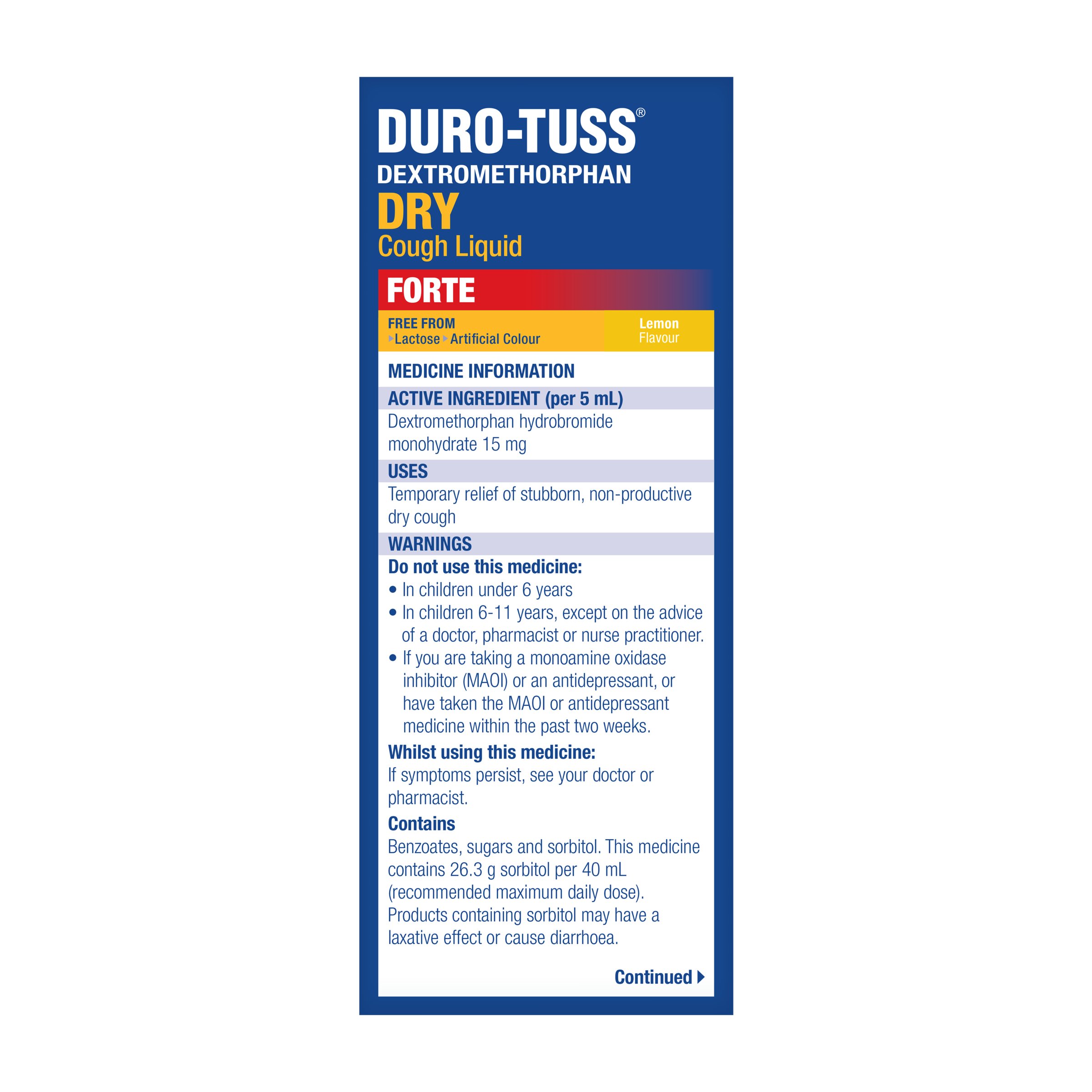 Duro-Tuss Dry Forte Liquid 200ml - Image 2