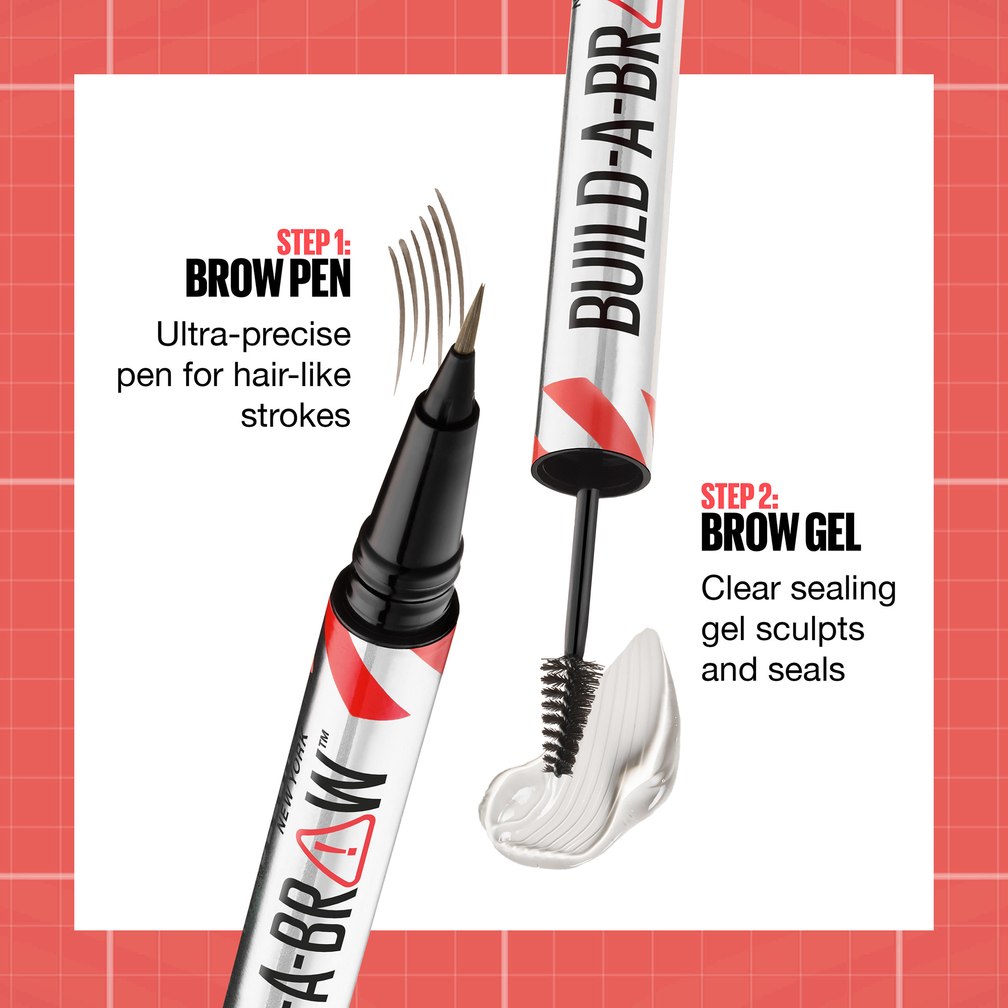 Maybelline Build A Brow 257 Medium Brown 1 each - Image 8