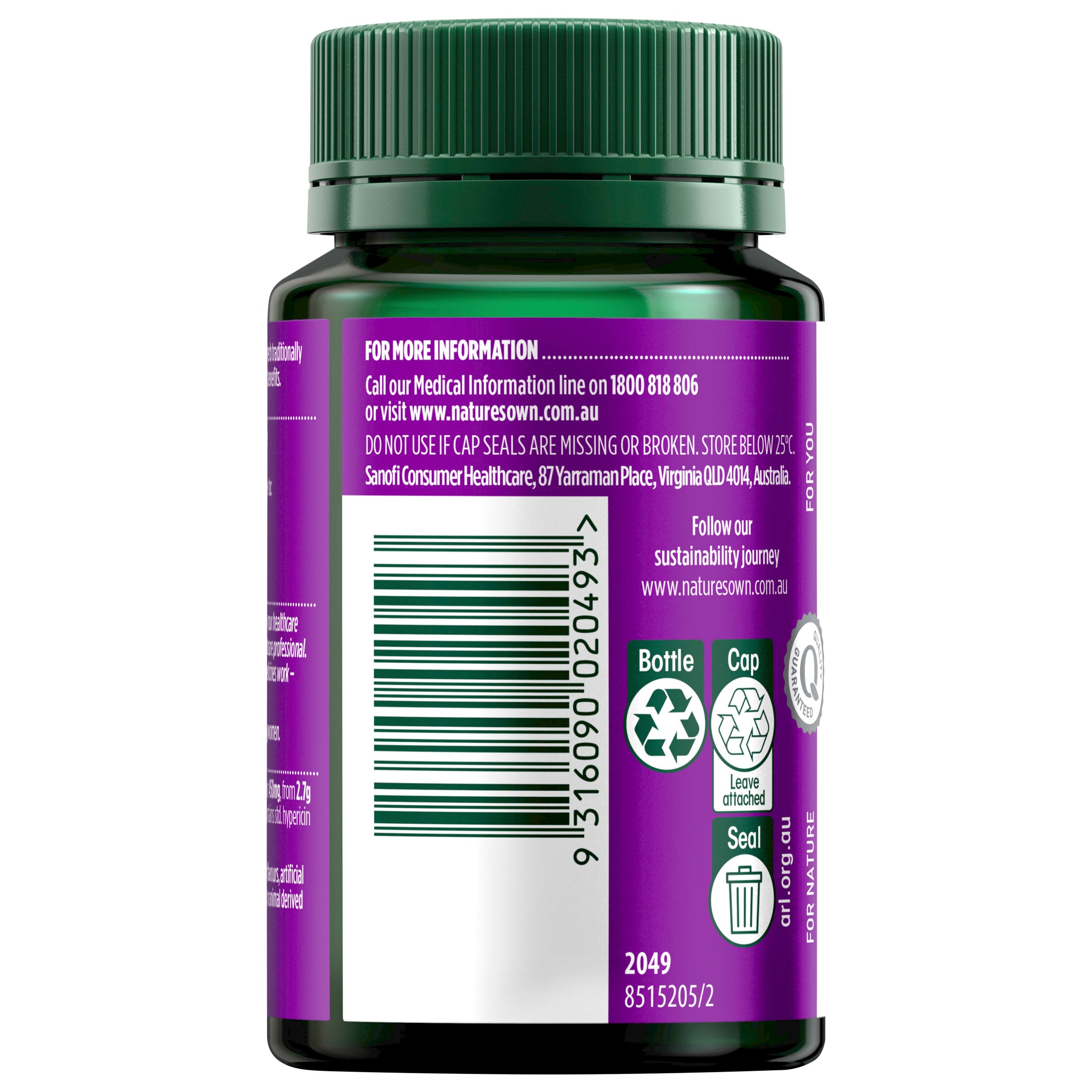 Nature's Own Mood Balance St Johns Wort 50 tablets - Image 3